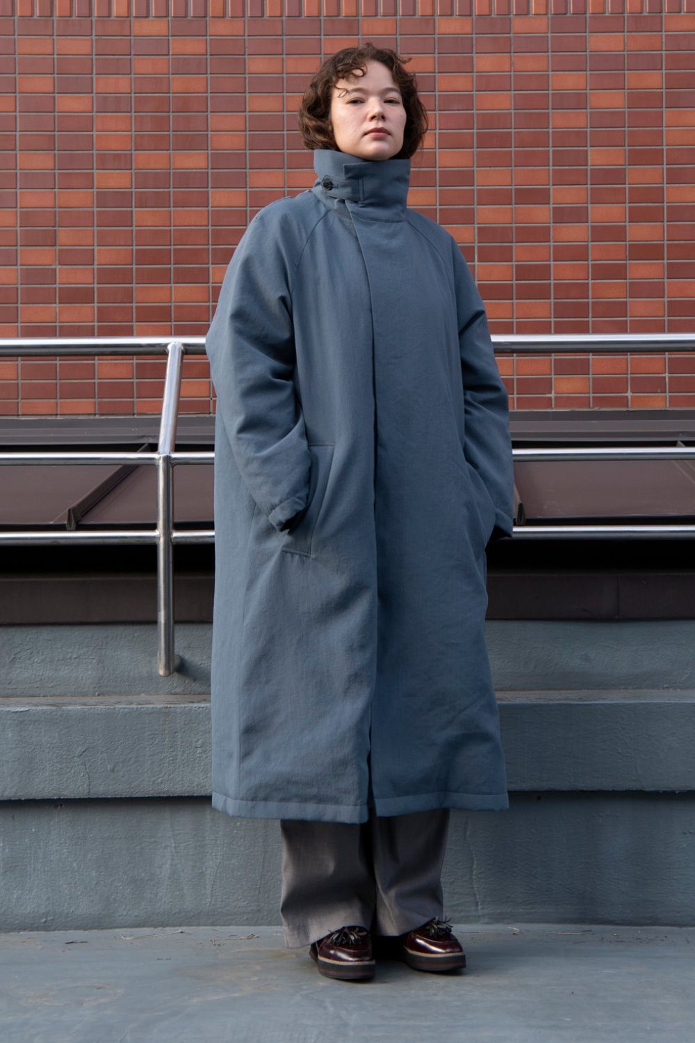 スタンドカラーコート-Unisex【25AW Collection 新色登場】
