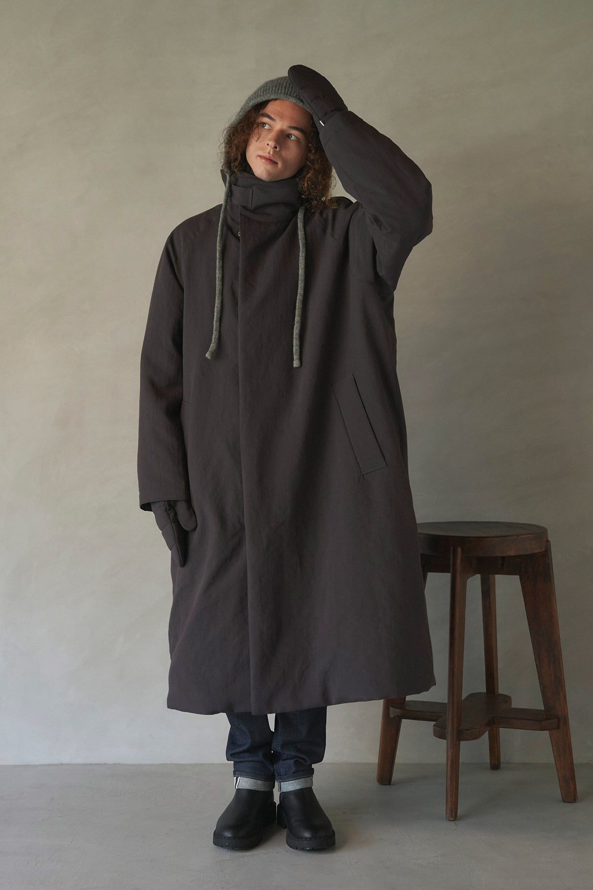 Stand Collar Coat — Unisex