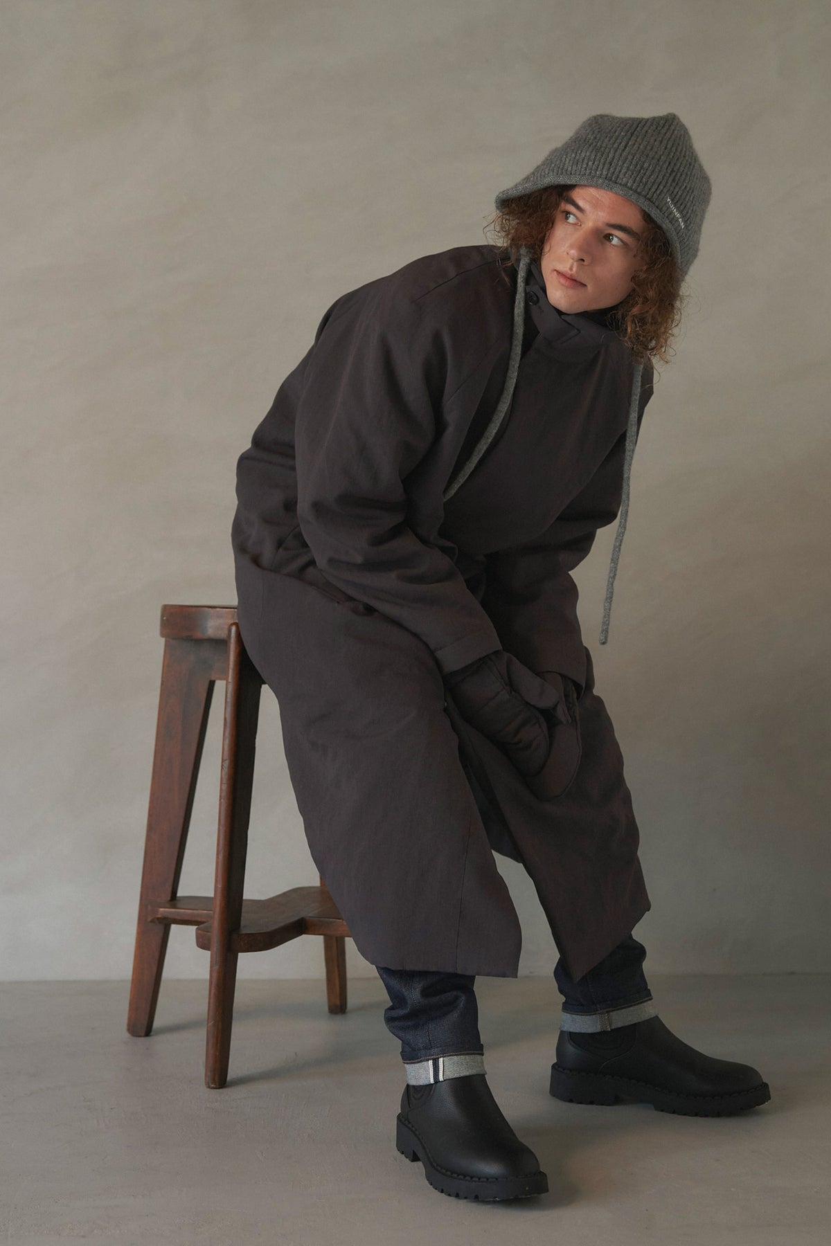Stand Collar Coat — Unisex