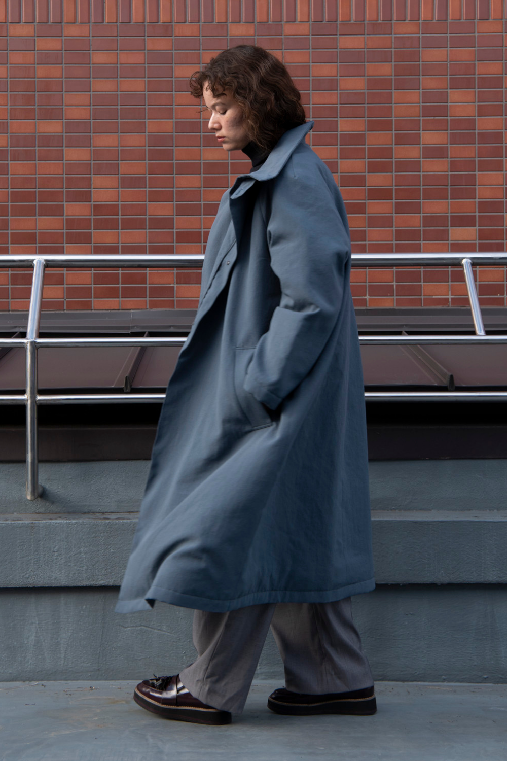 スタンドカラーコート-Unisex【25AW Collection 新色登場】