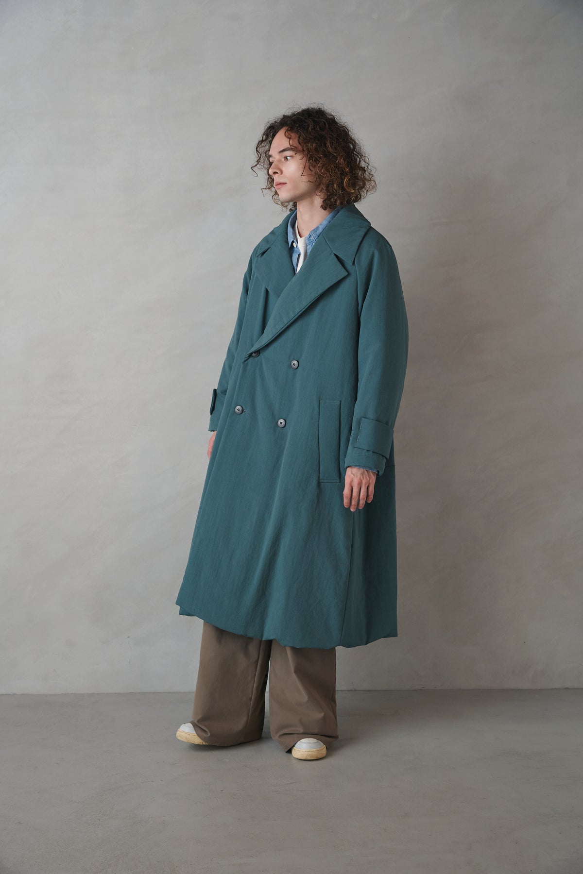 Oversized Raglan Coat - Unisex