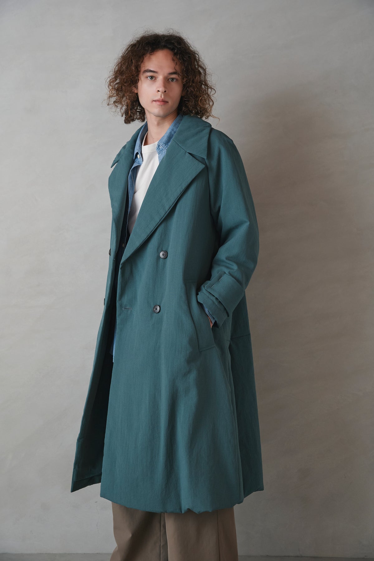 Oversized Raglan Coat - Unisex