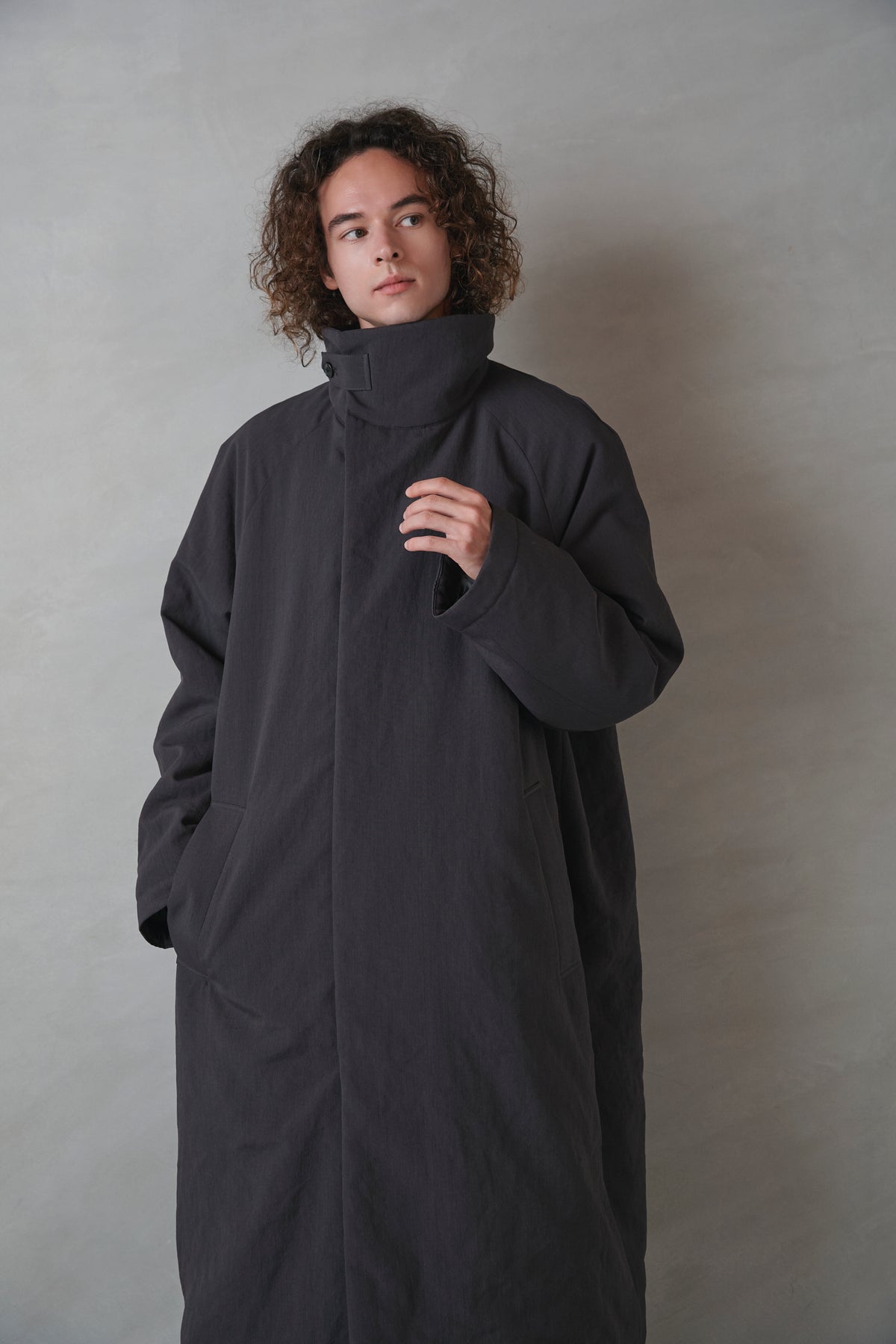 Stand Collar Coat — Unisex