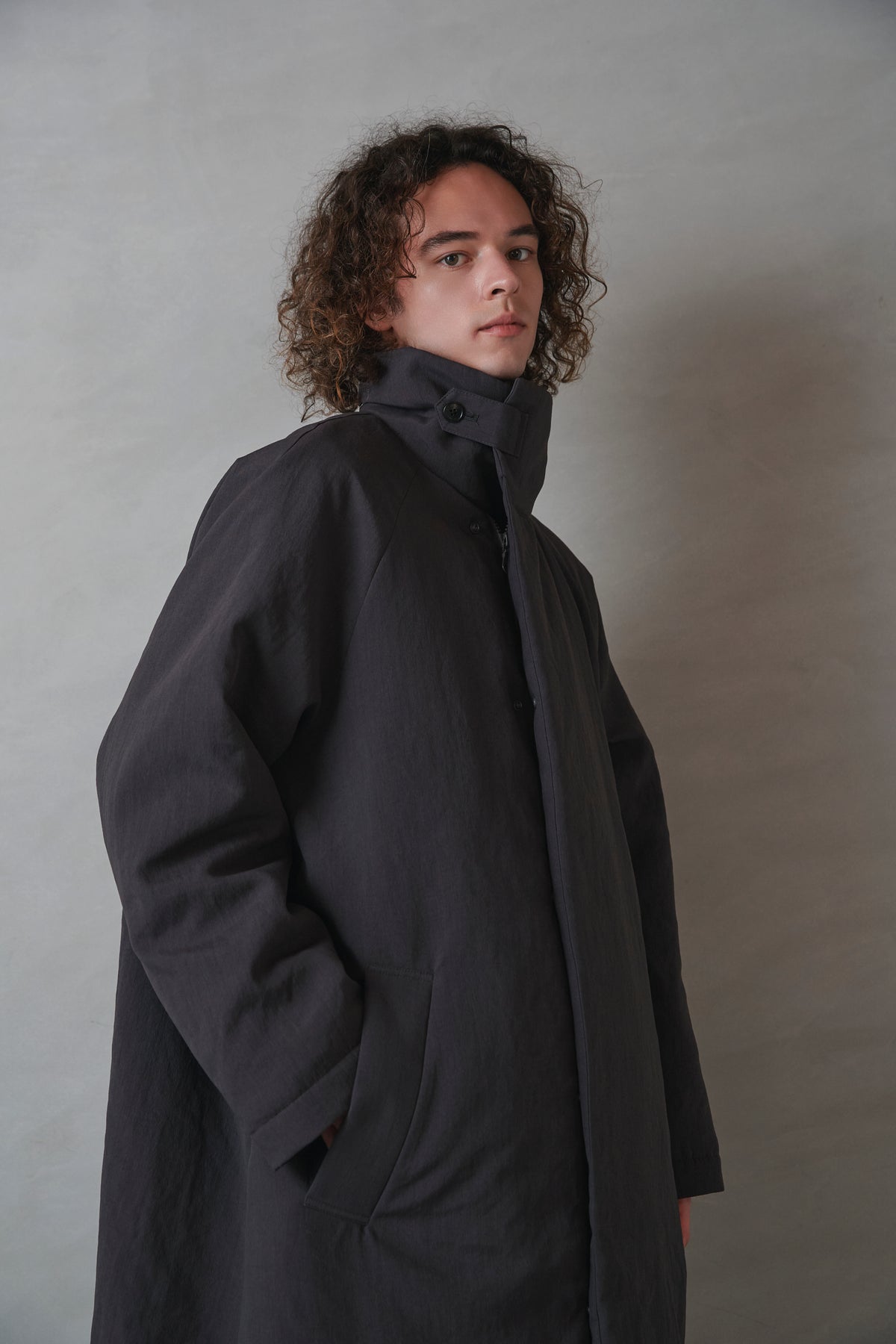 Stand Collar Coat — Unisex