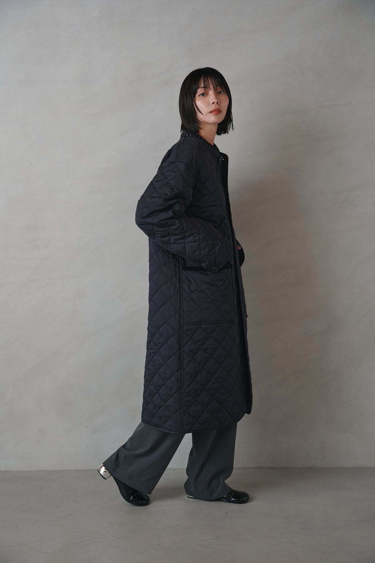 Quilted coat-Unisex