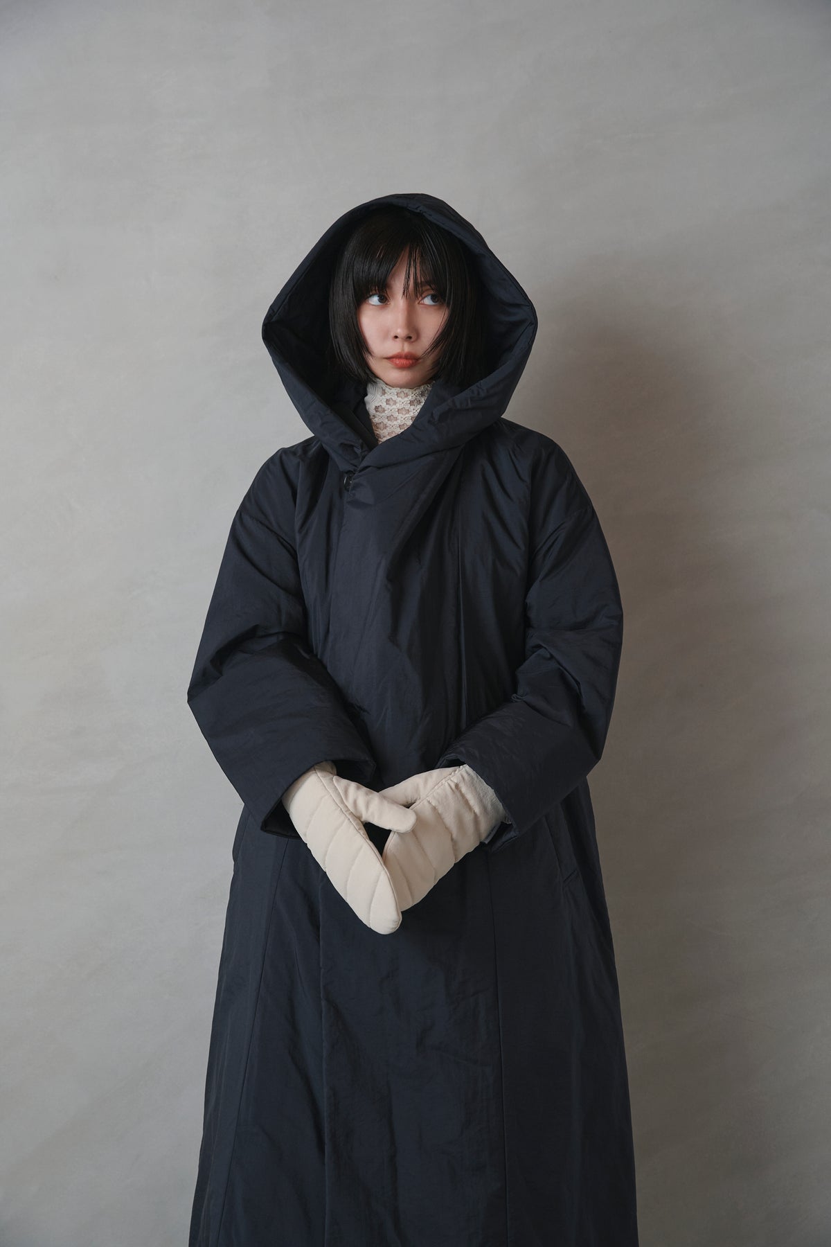 フードガウンコート-Unisex