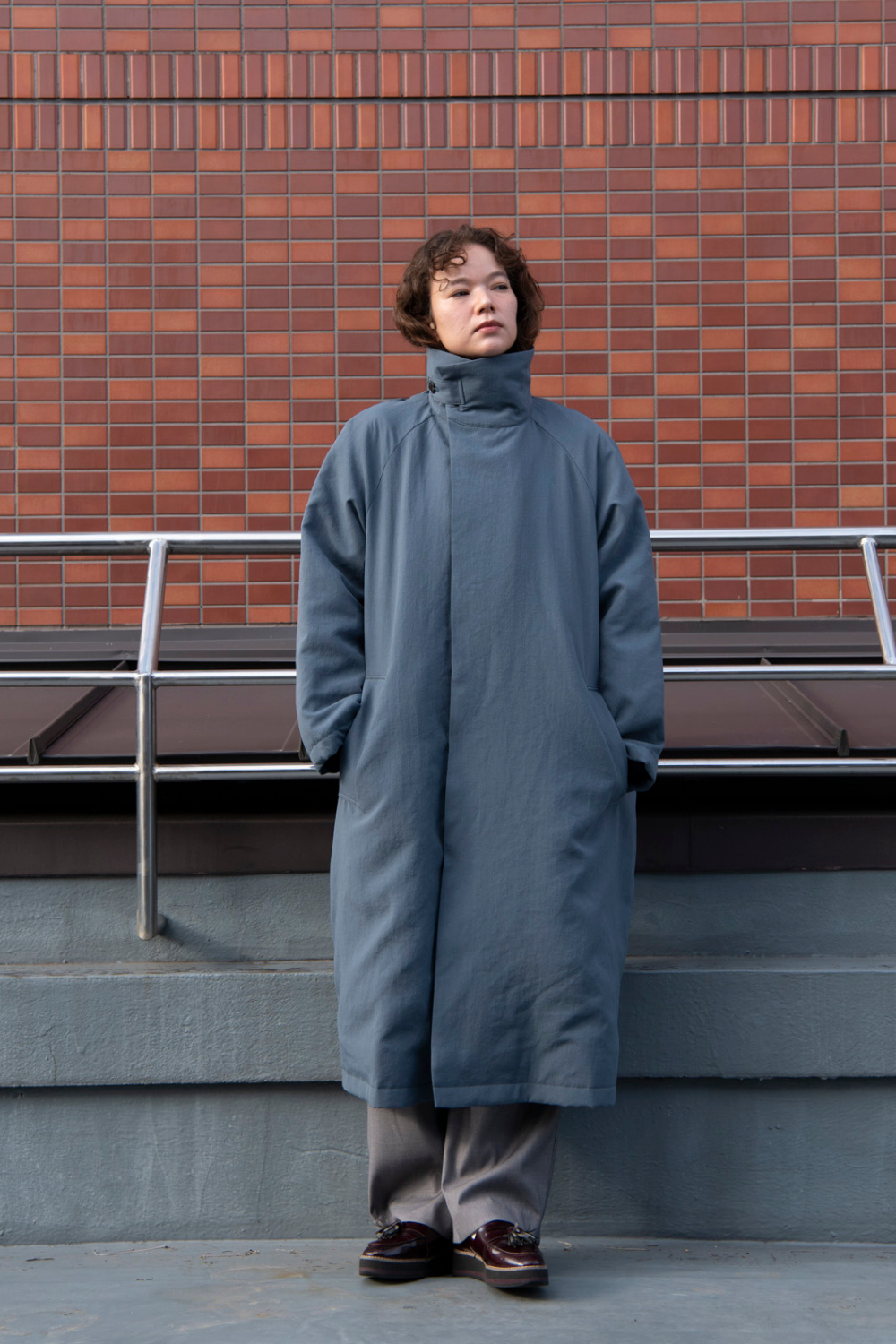 スタンドカラーコート-Unisex【25AW Collection 新色登場】