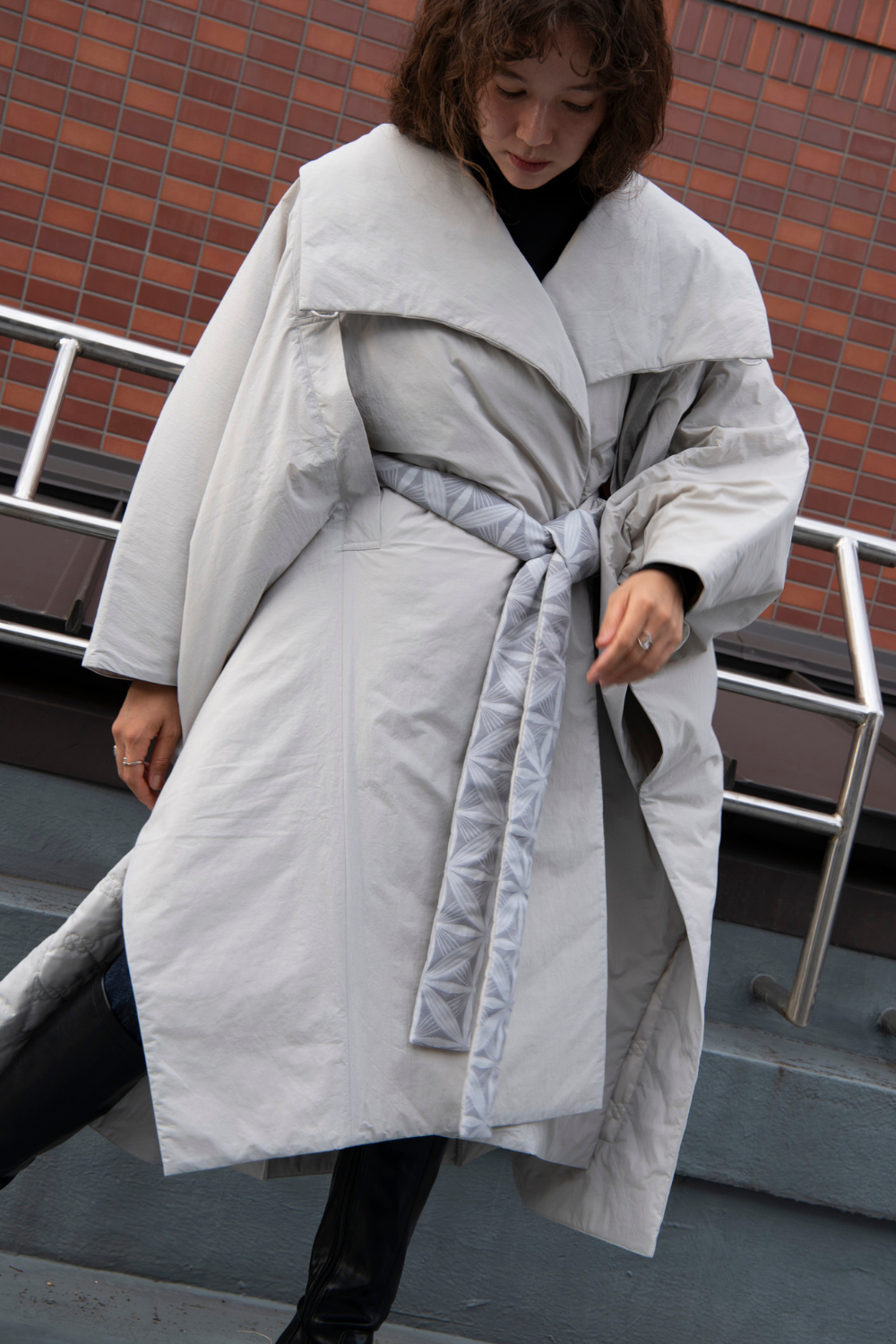 Kimono Poncho Coat -Ume- ナンバリングVer. Unisex【抽選商品:お届け11月中旬を予定】