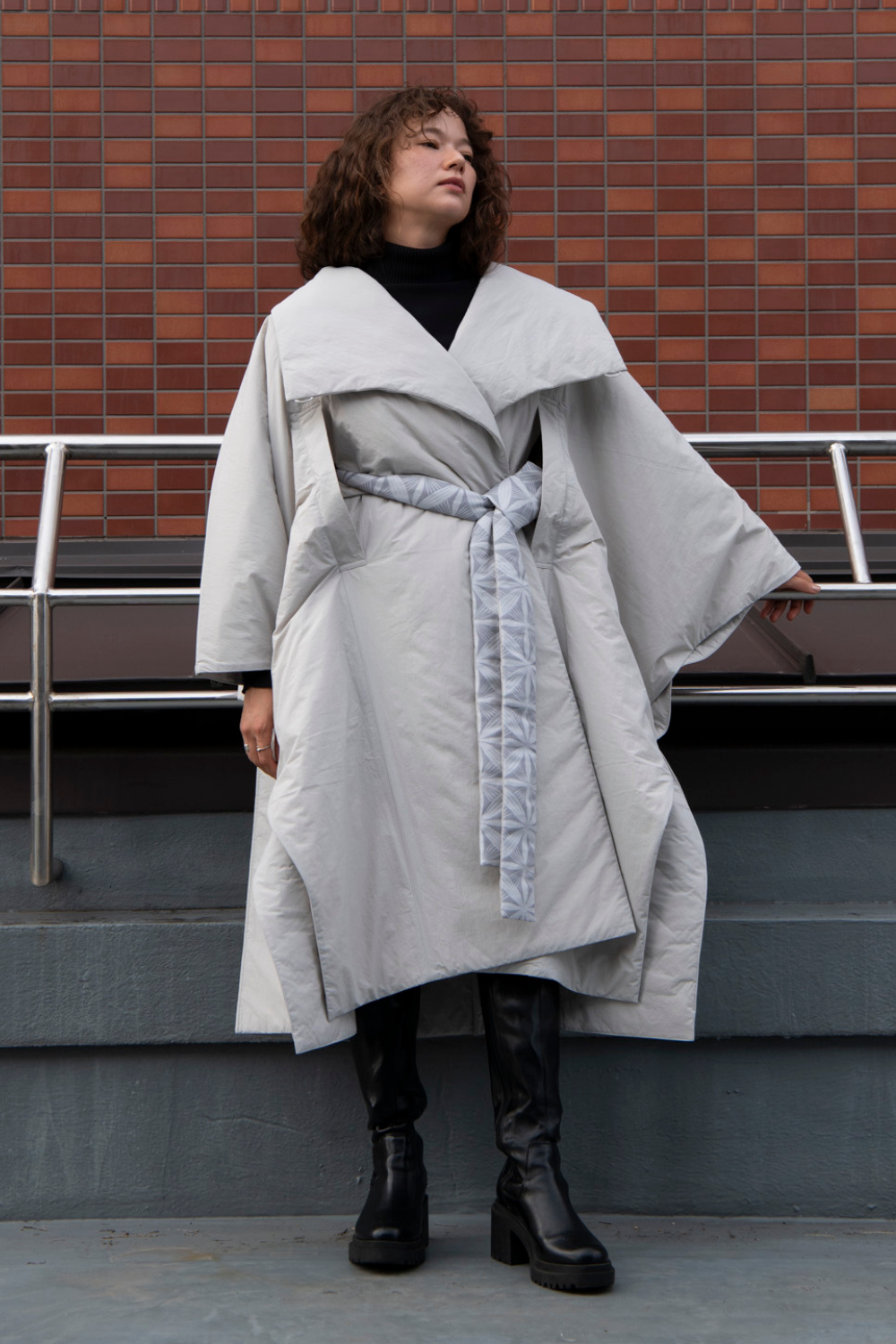 Kimono Poncho Coat -Ume- ナンバリングVer. Unisex【抽選商品:お届け11月中旬を予定】