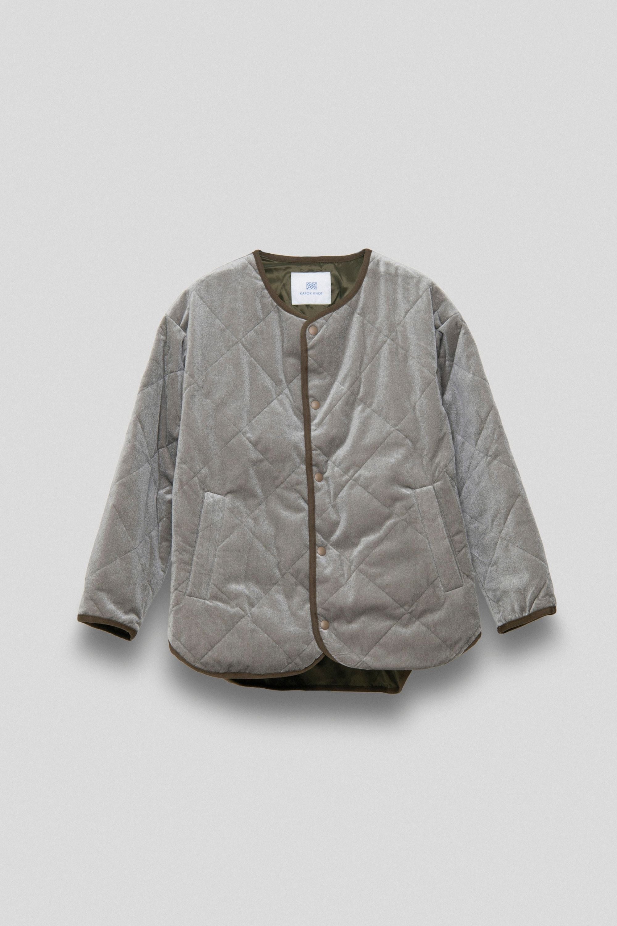 ベロアキルティングジャケット - Unisex