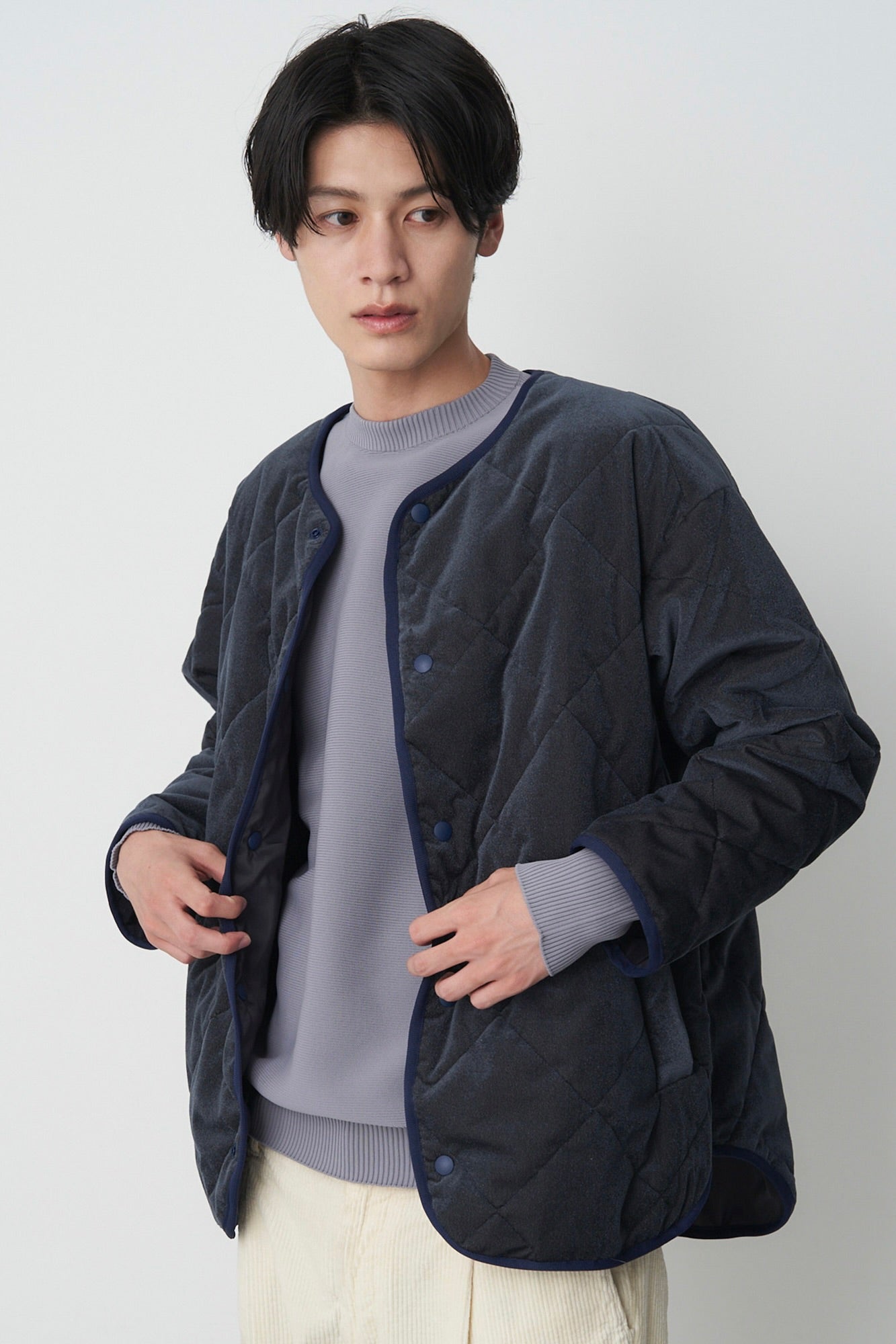 Collarless Trench-Women