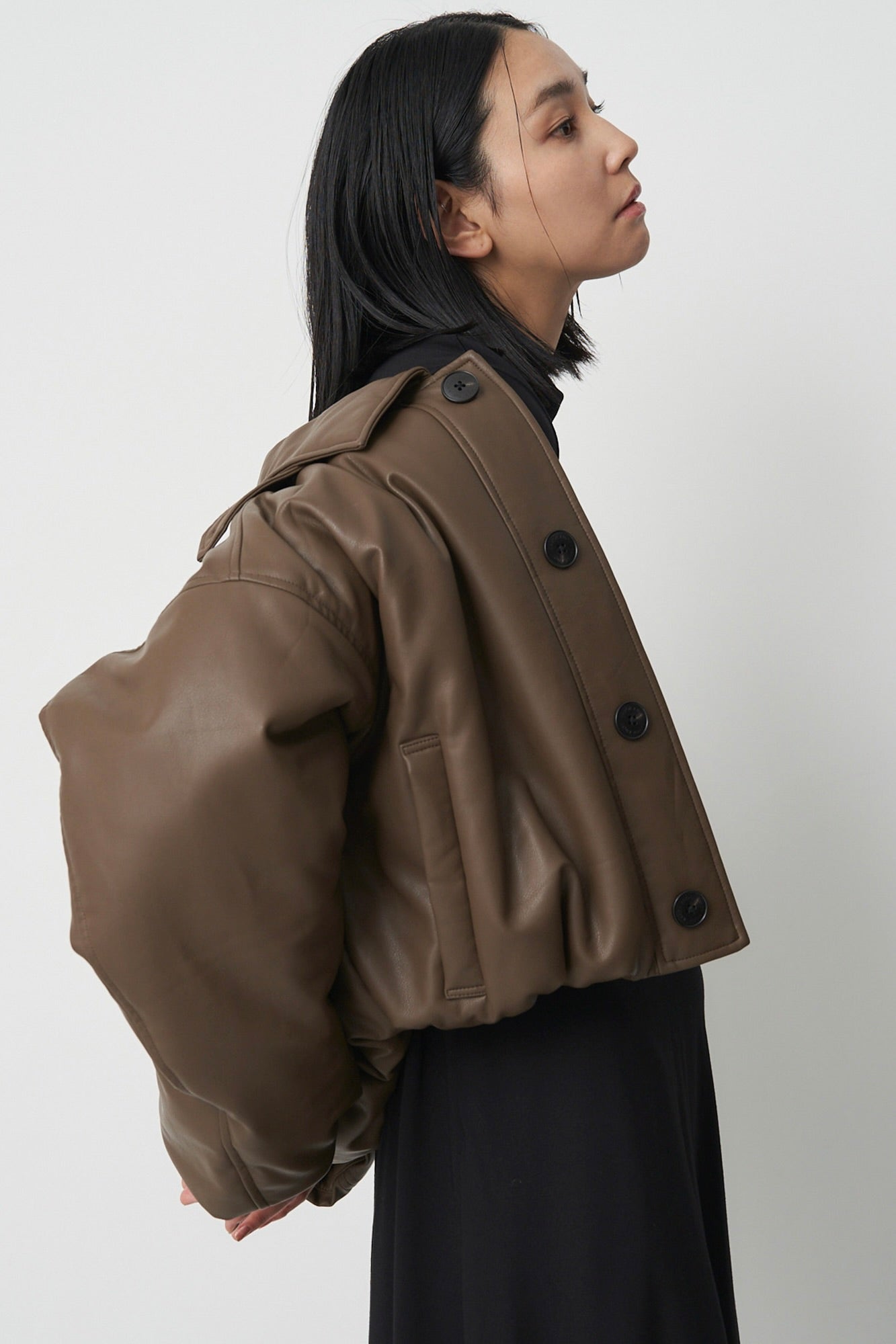 Collarless Trench-Women