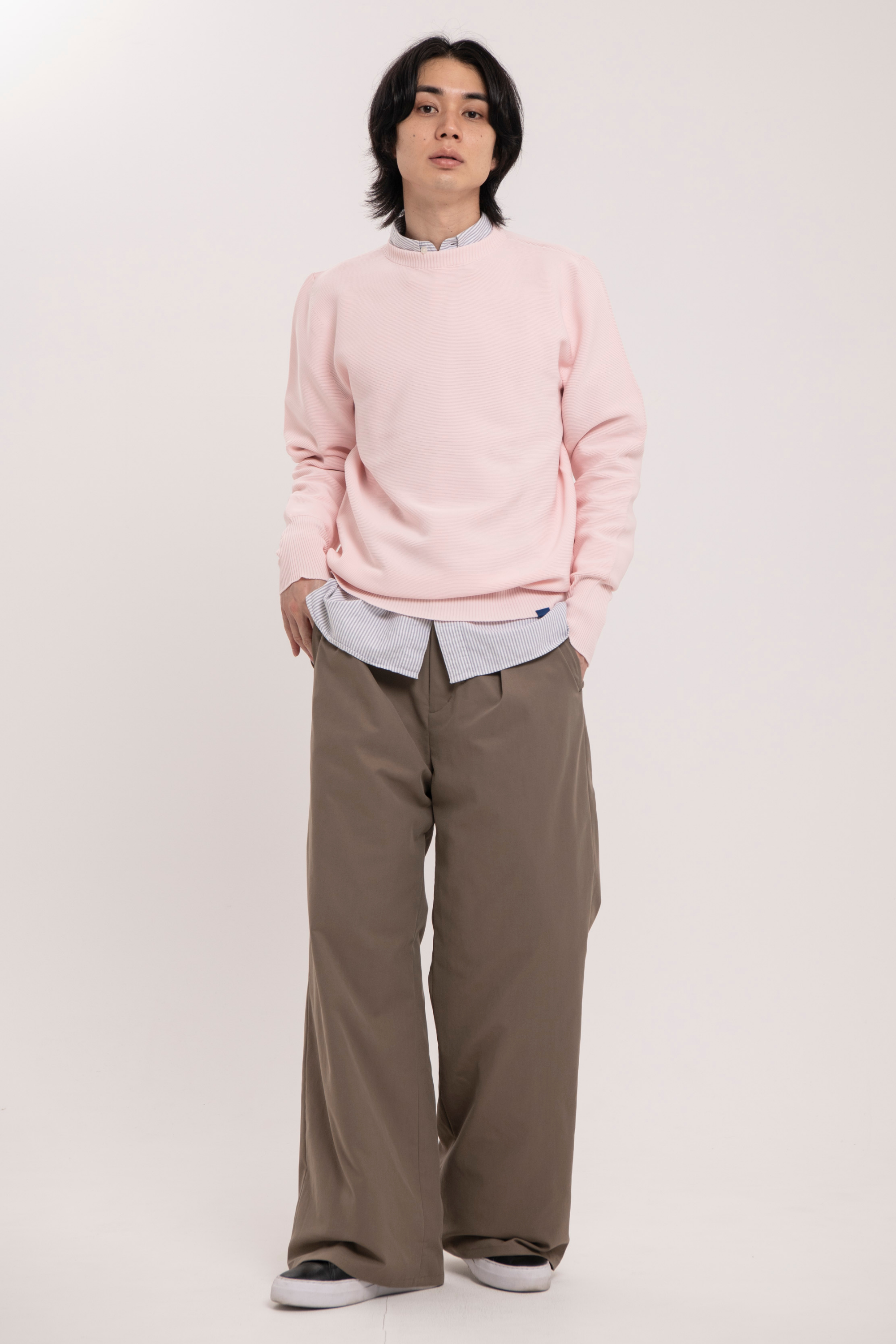 Collarless Trench-Women