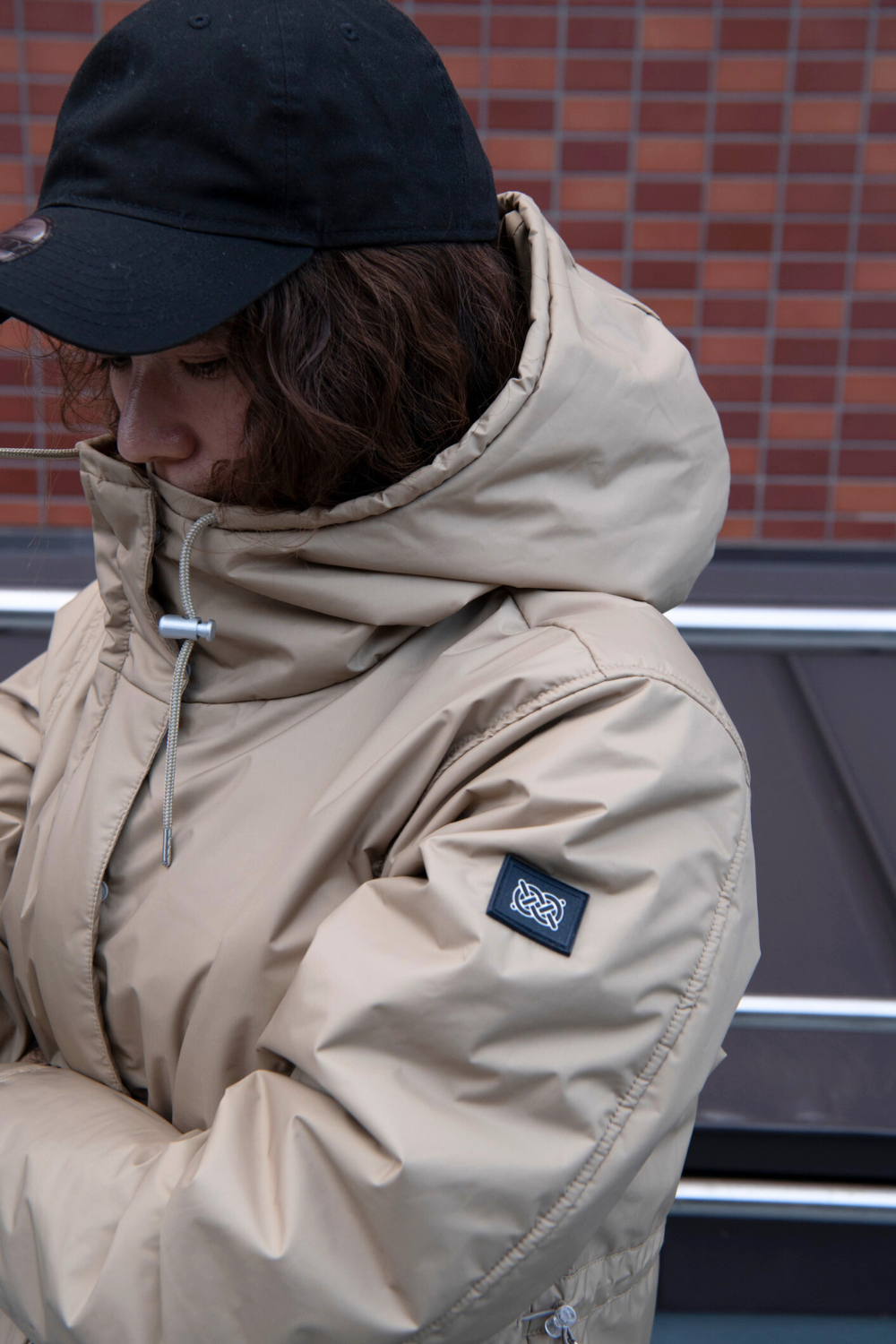 Kapok Down Hooded Jacket-Women’s