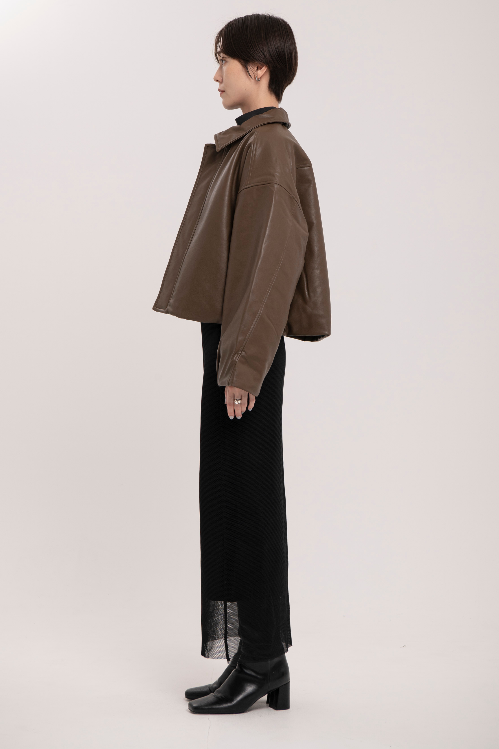 Collarless Trench-Women