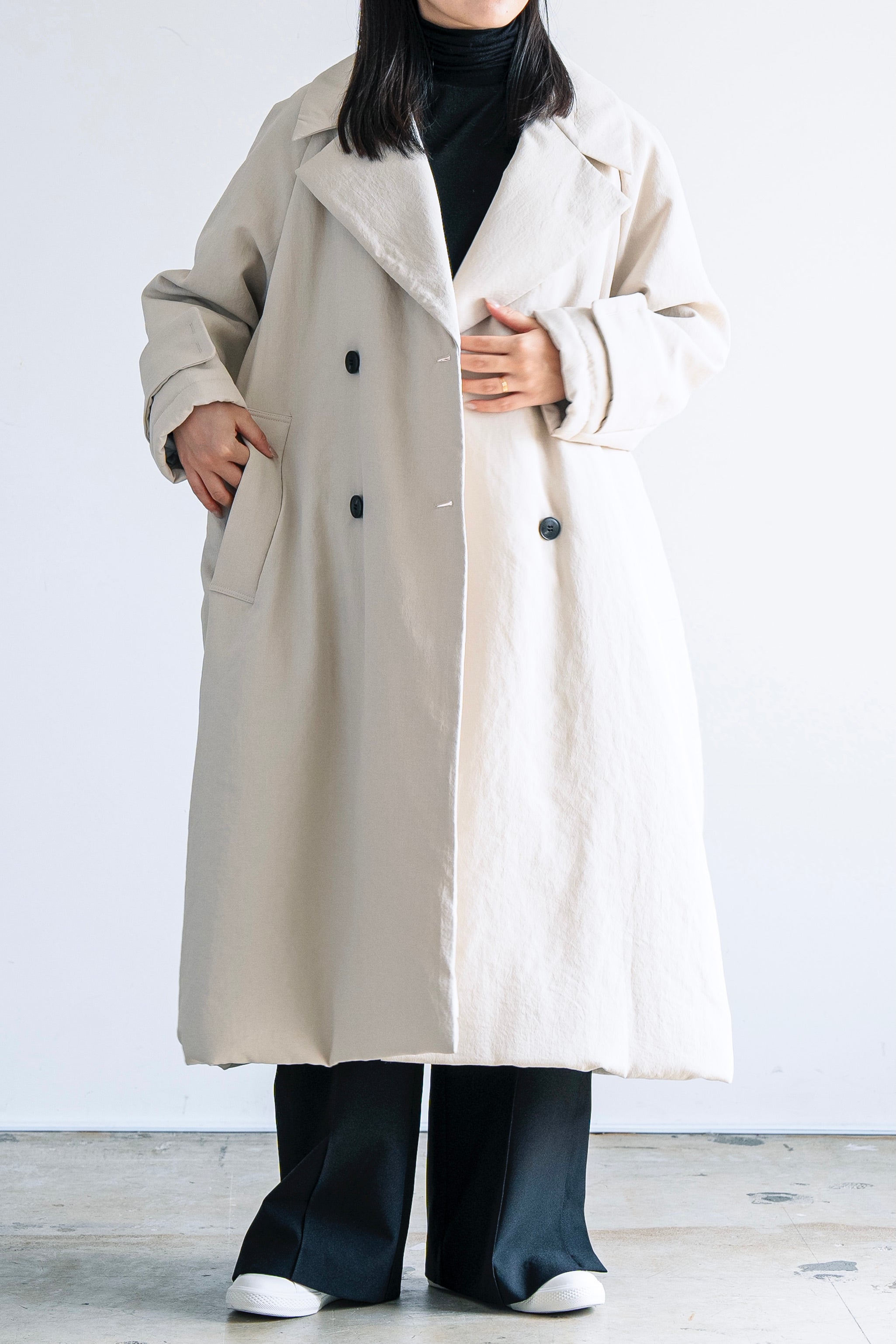 オーバーサイズラグランコート-Unisex