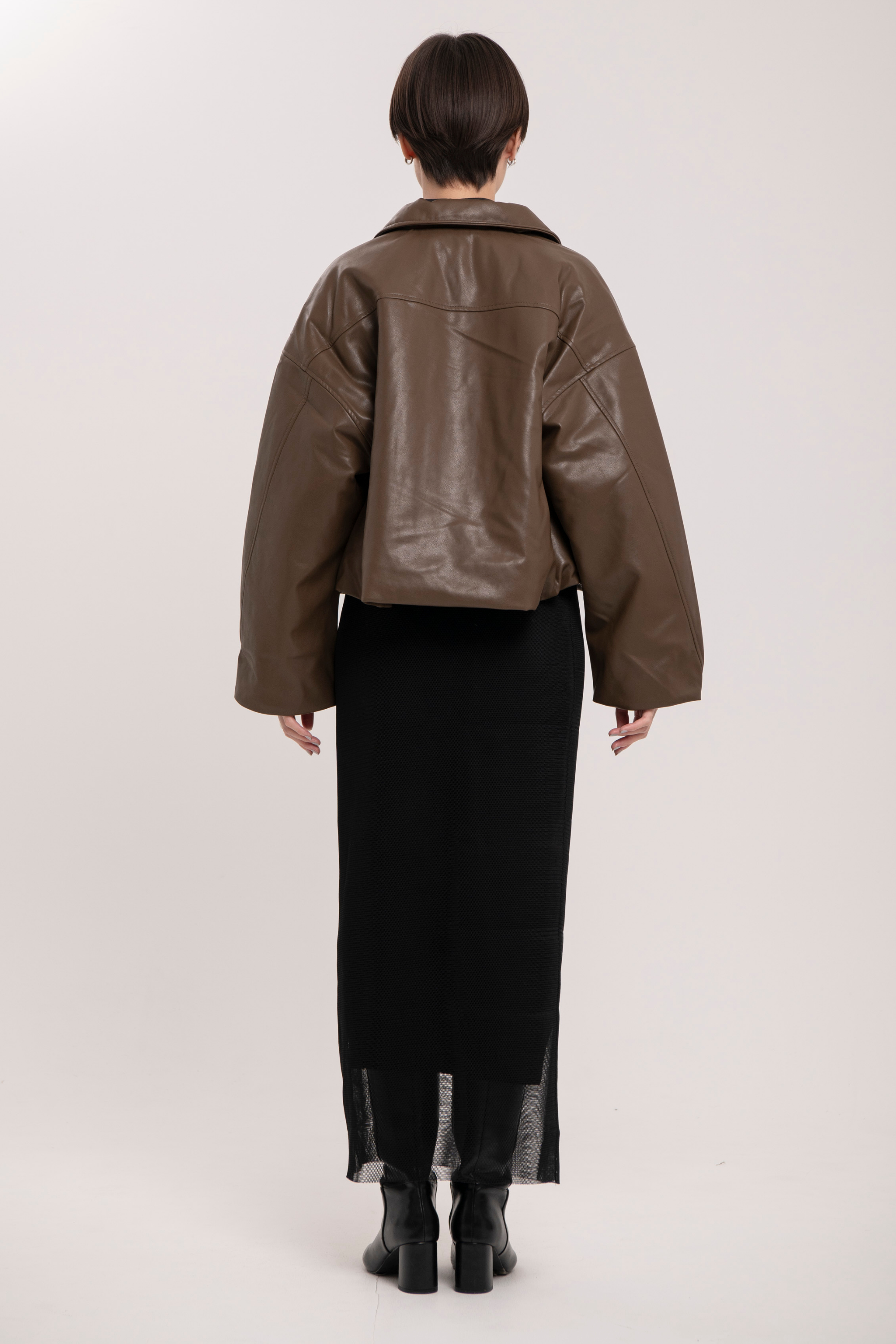 Collarless Trench-Women