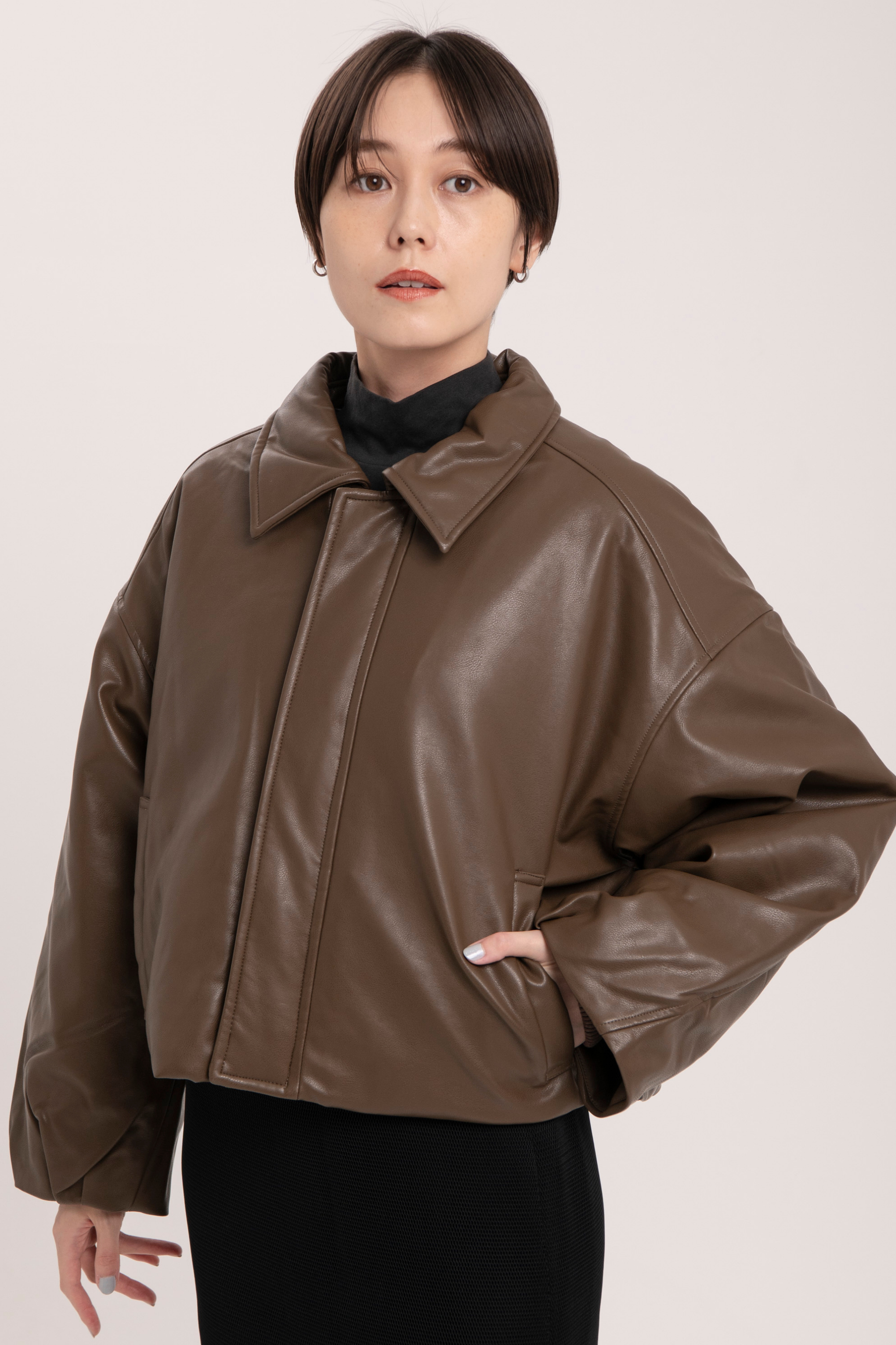 Collarless Trench-Women