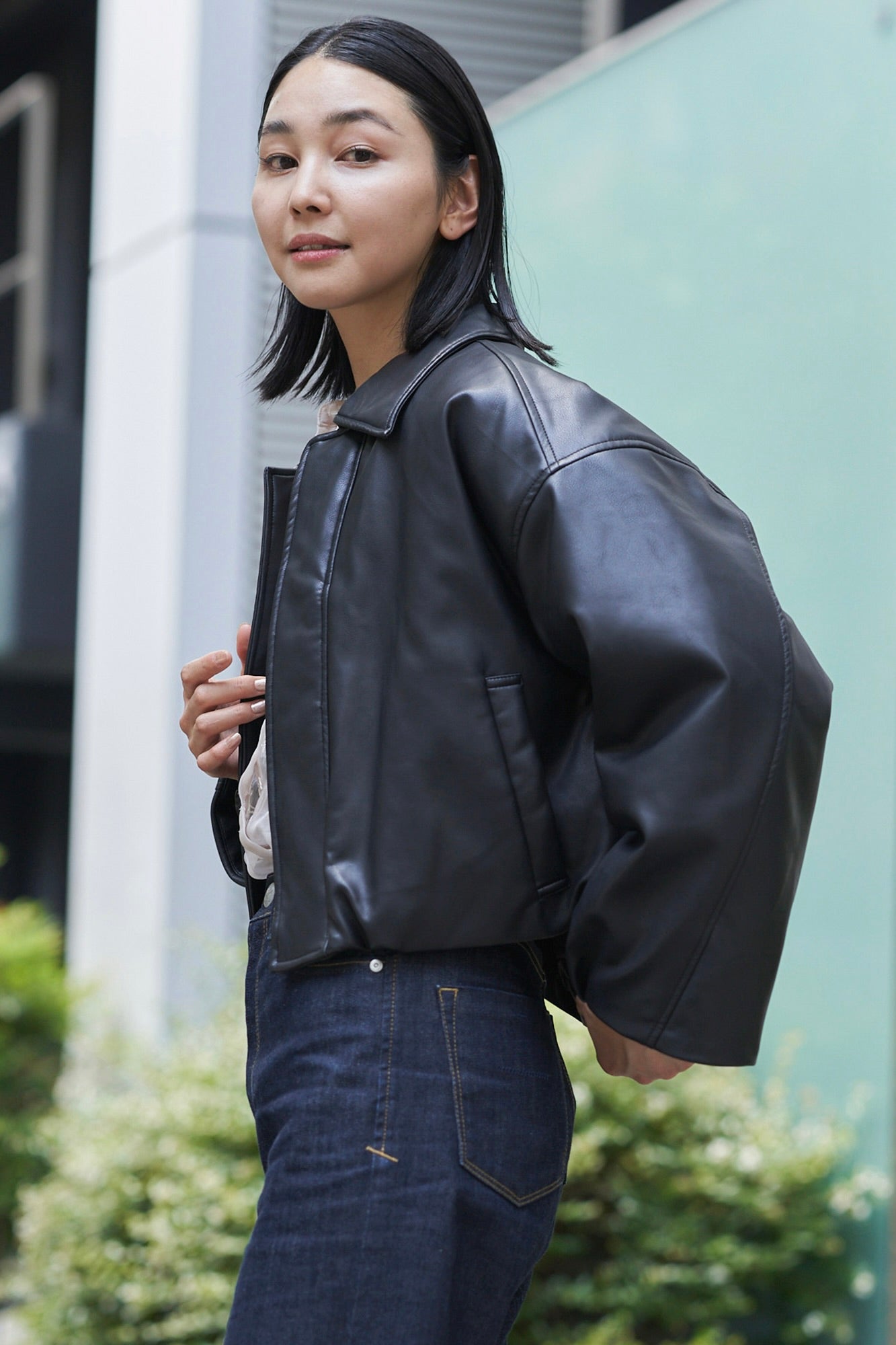 Collarless Trench-Women