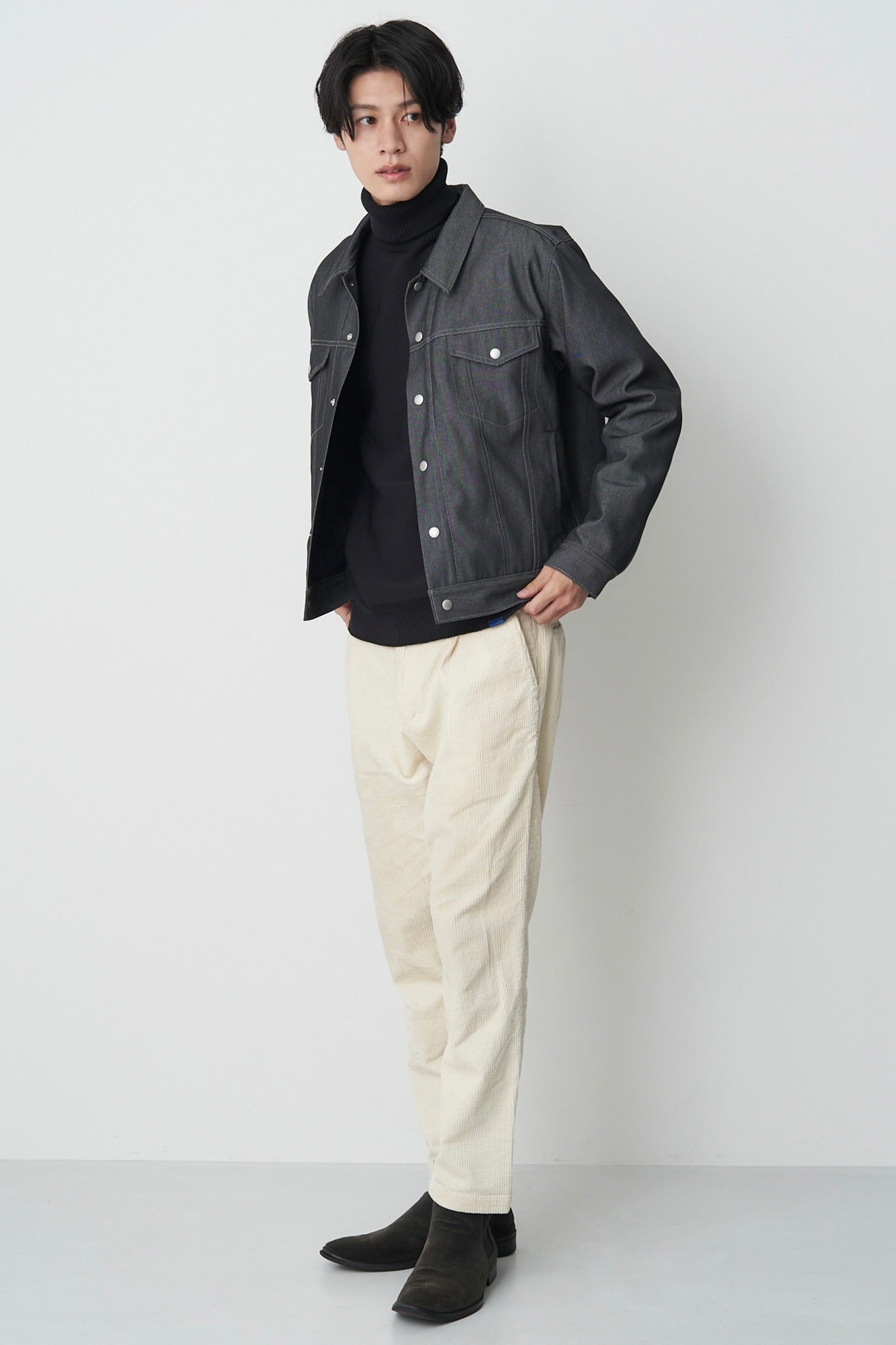 Collarless Trench-Women