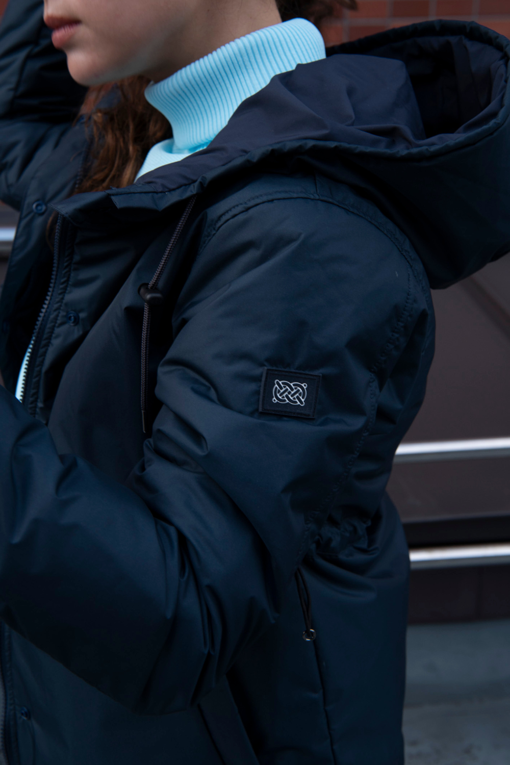 Kapok Down Hooded Jacket-Women’s
