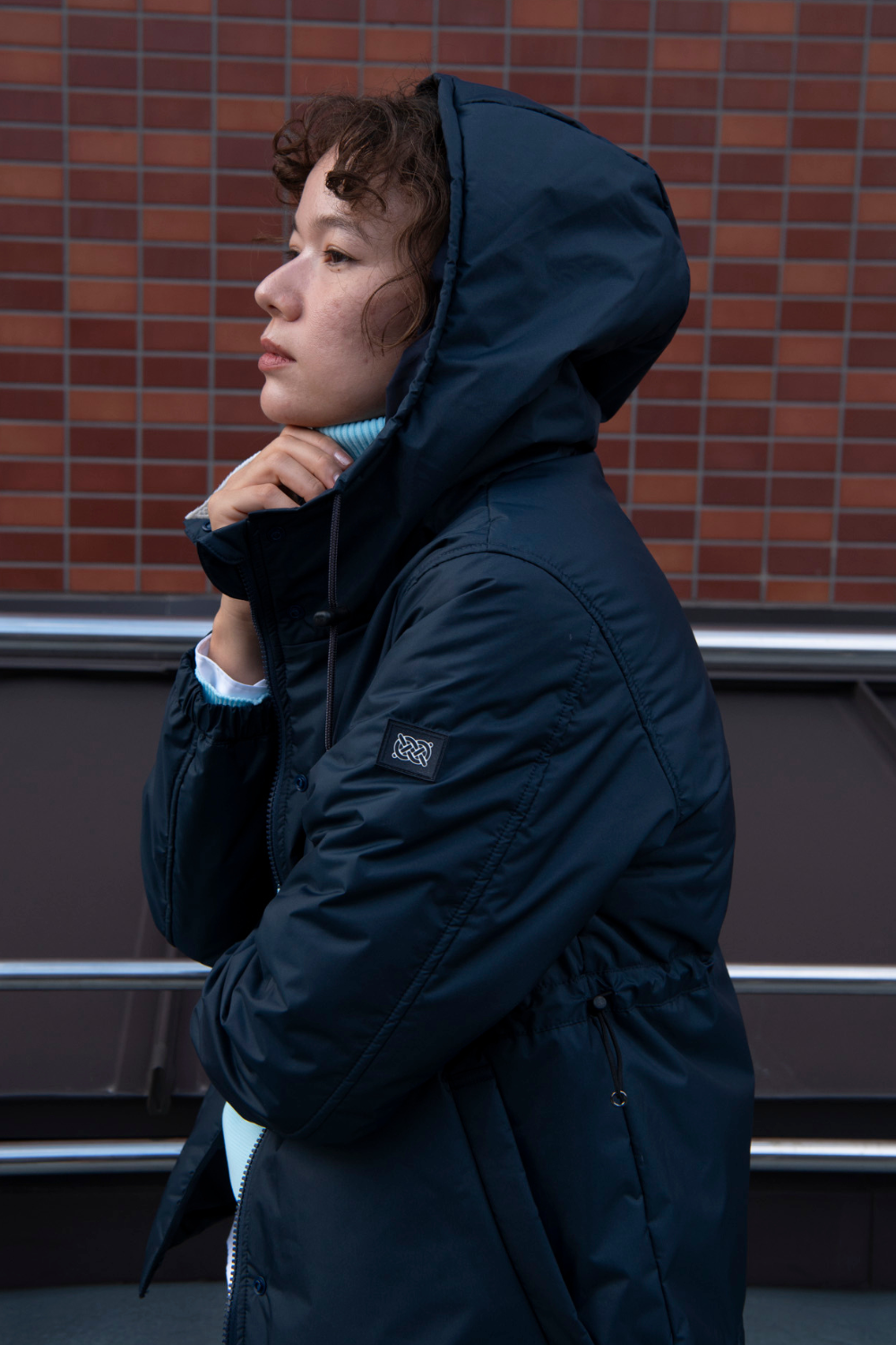 Kapok Down Hooded Jacket-Women’s