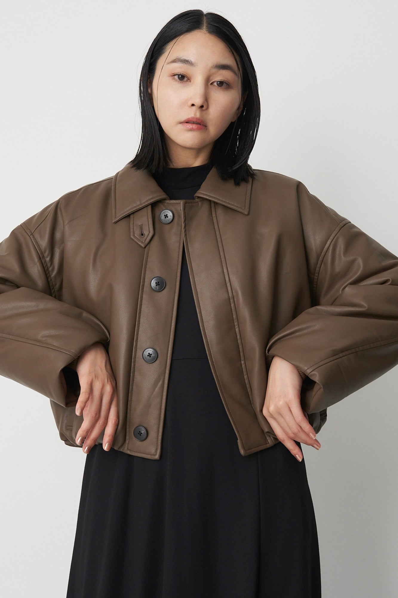 Collarless Trench-Women