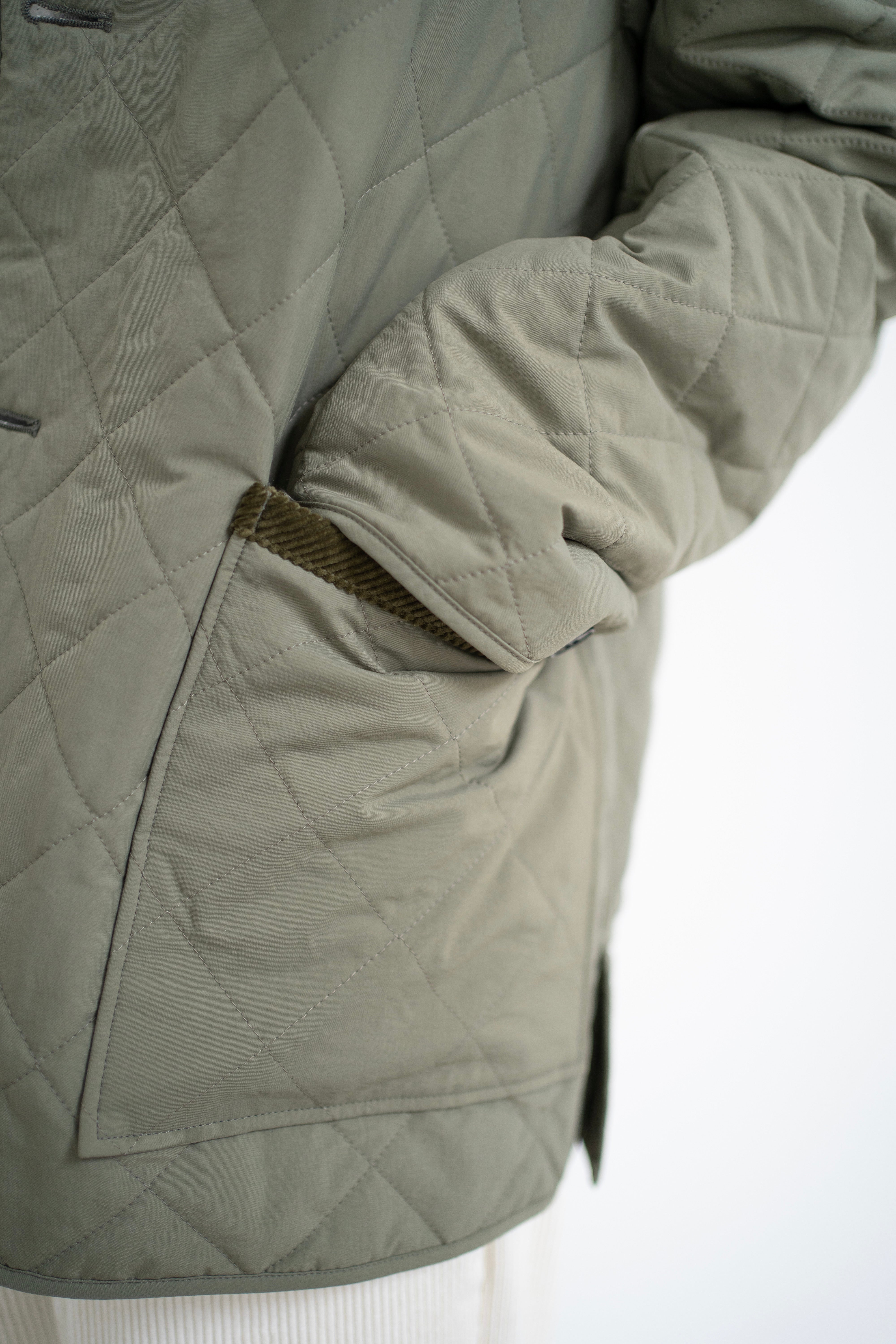 Quilted Jacket -Check-Unisex