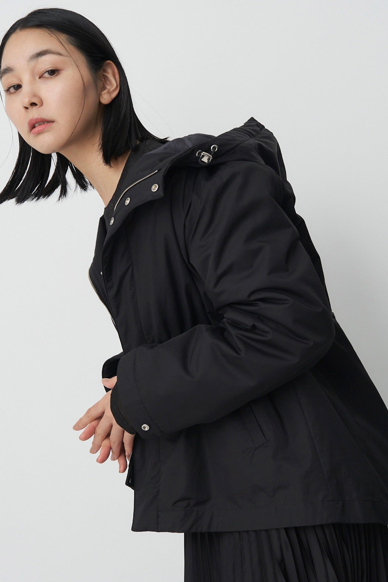 Collarless Trench-Women