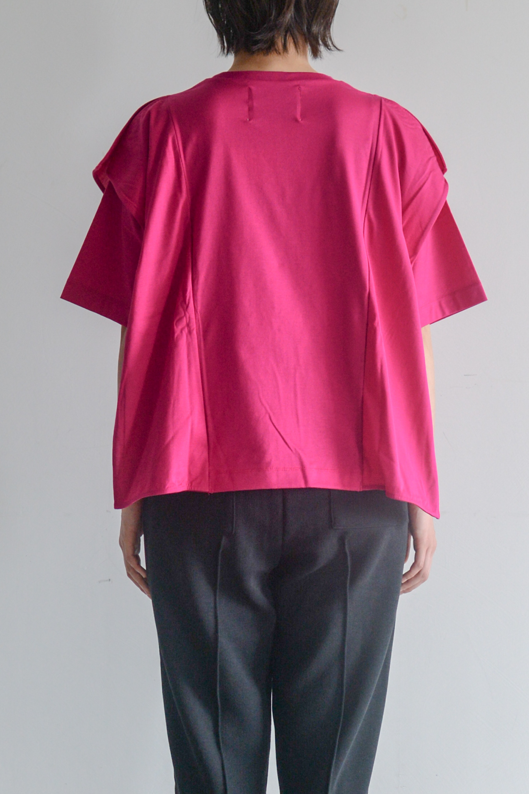 【Women】ギザコットンブラウスTシャツ