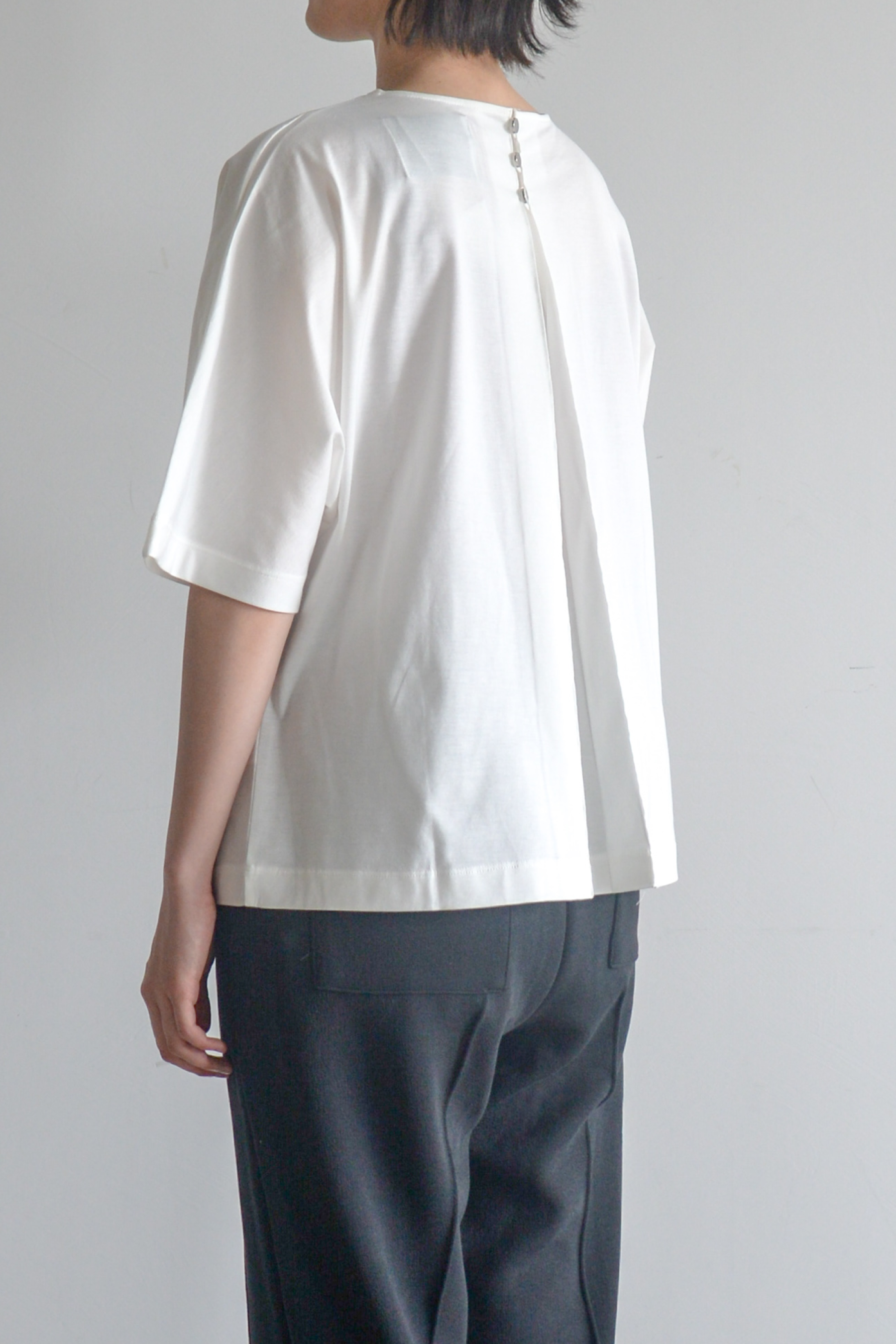 【Women】ギザコットンポケットブラウスTシャツ
