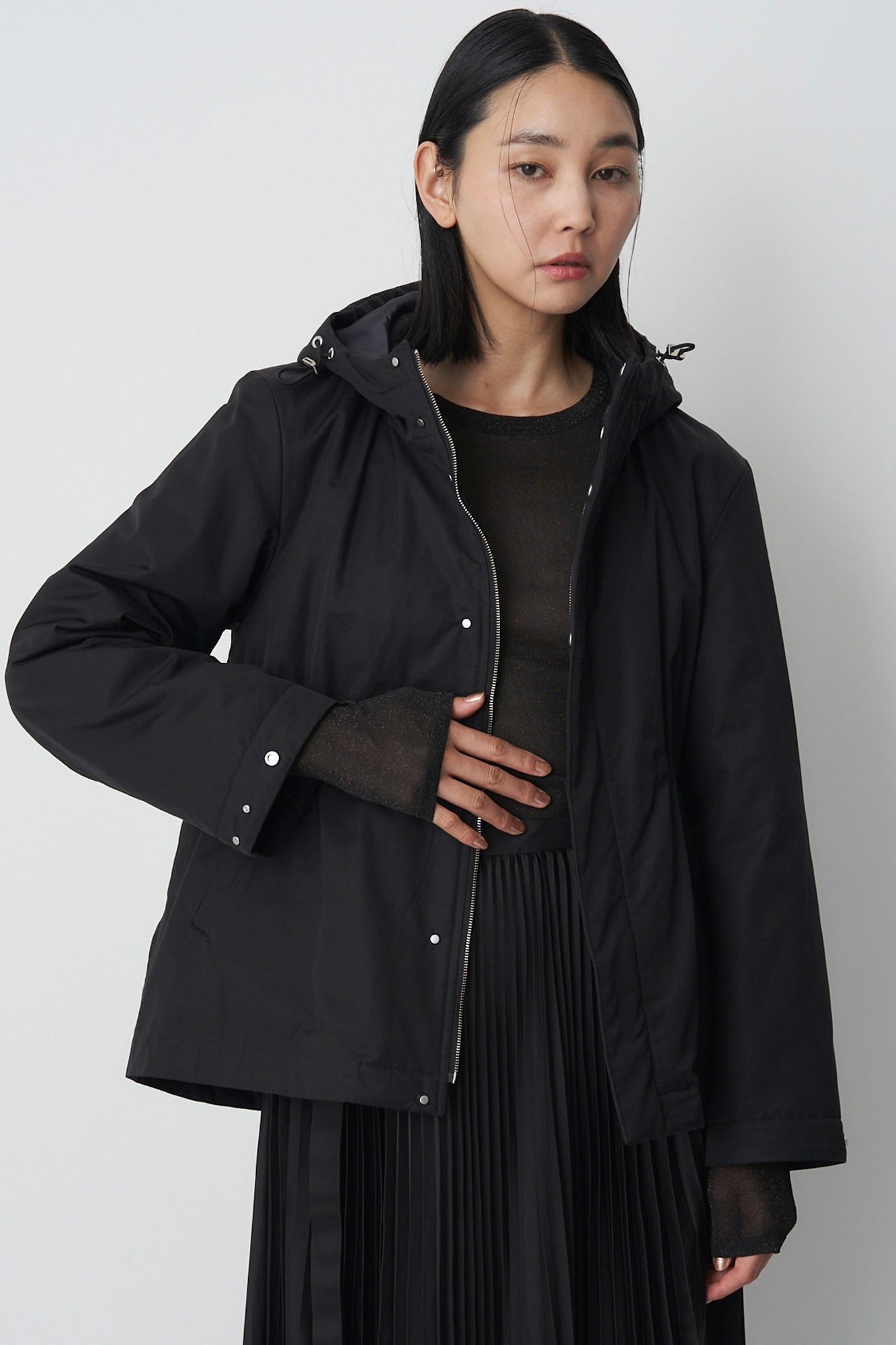 Collarless Trench-Women