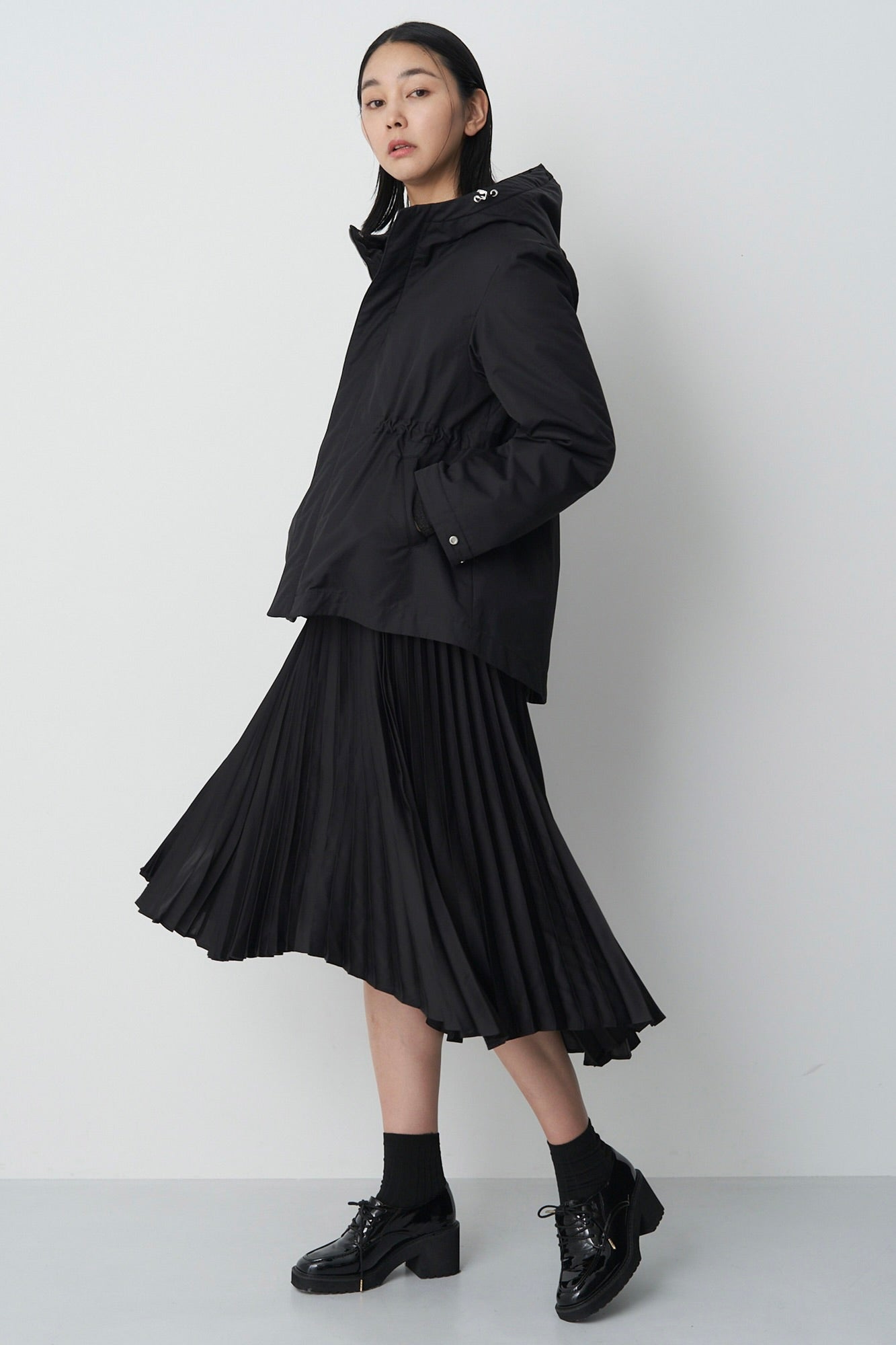 Collarless Trench-Women