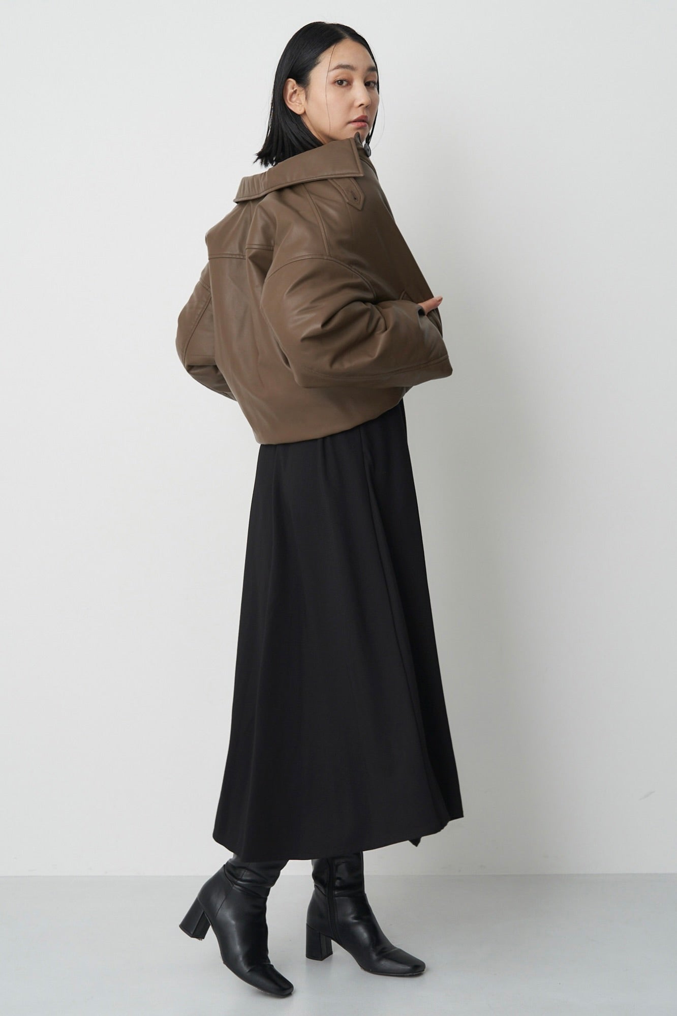 Collarless Trench-Women