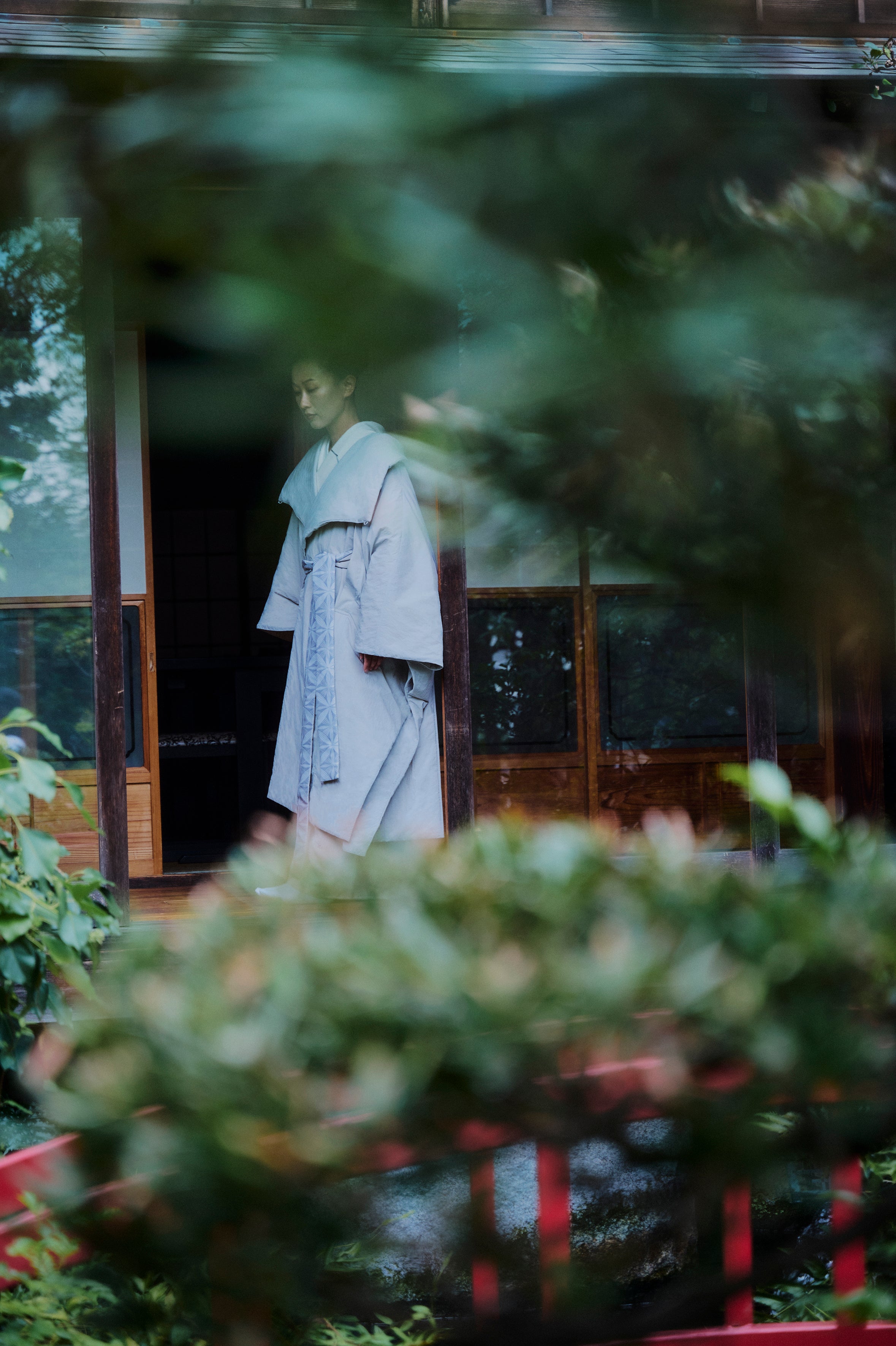 Kimono Poncho Coat -Ume- ナンバリングVer. Unisex【抽選商品:お届け11月中旬を予定】