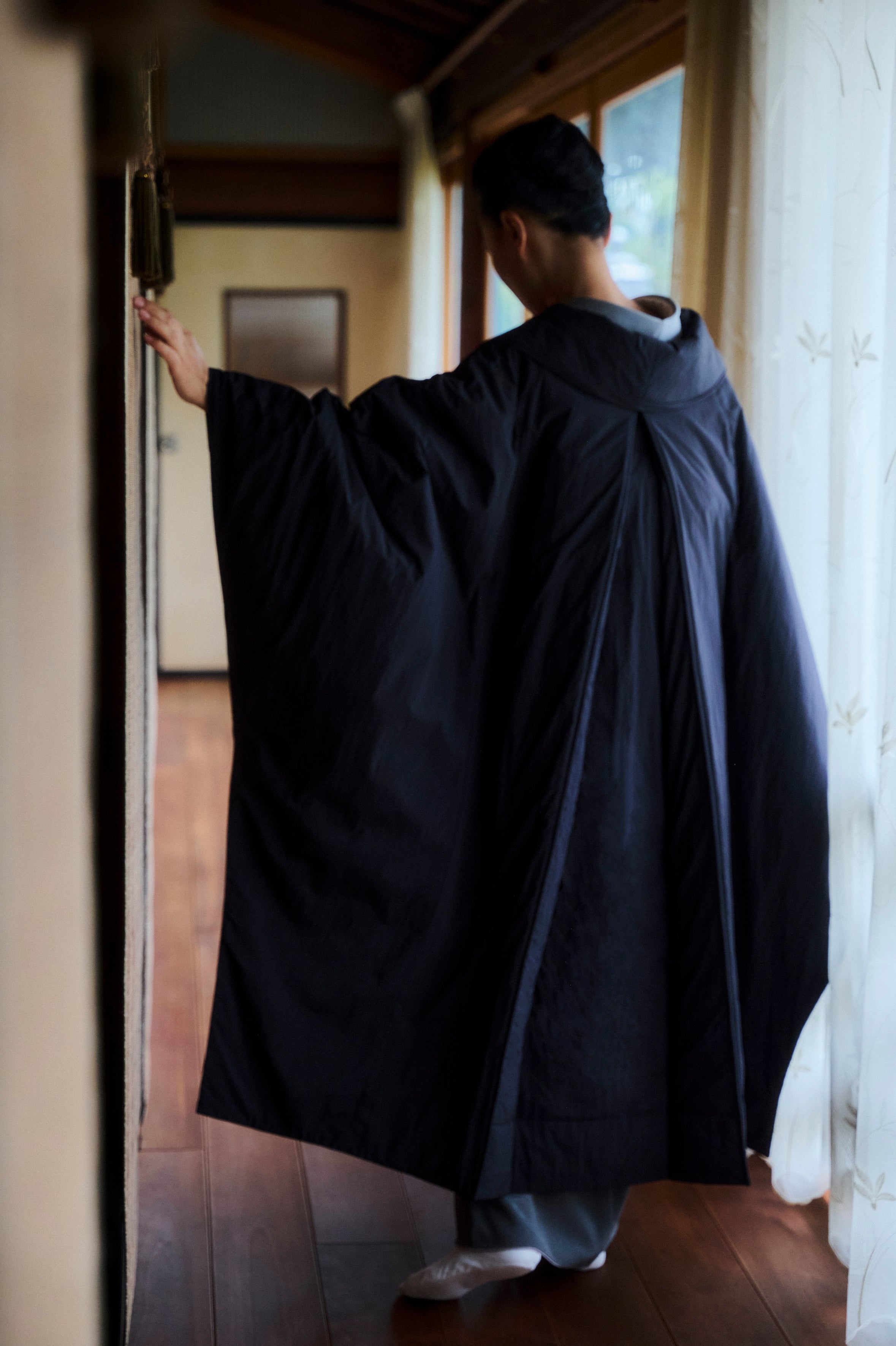 Kimono Poncho Coat - Unisex 【お届け:10月中旬予定】