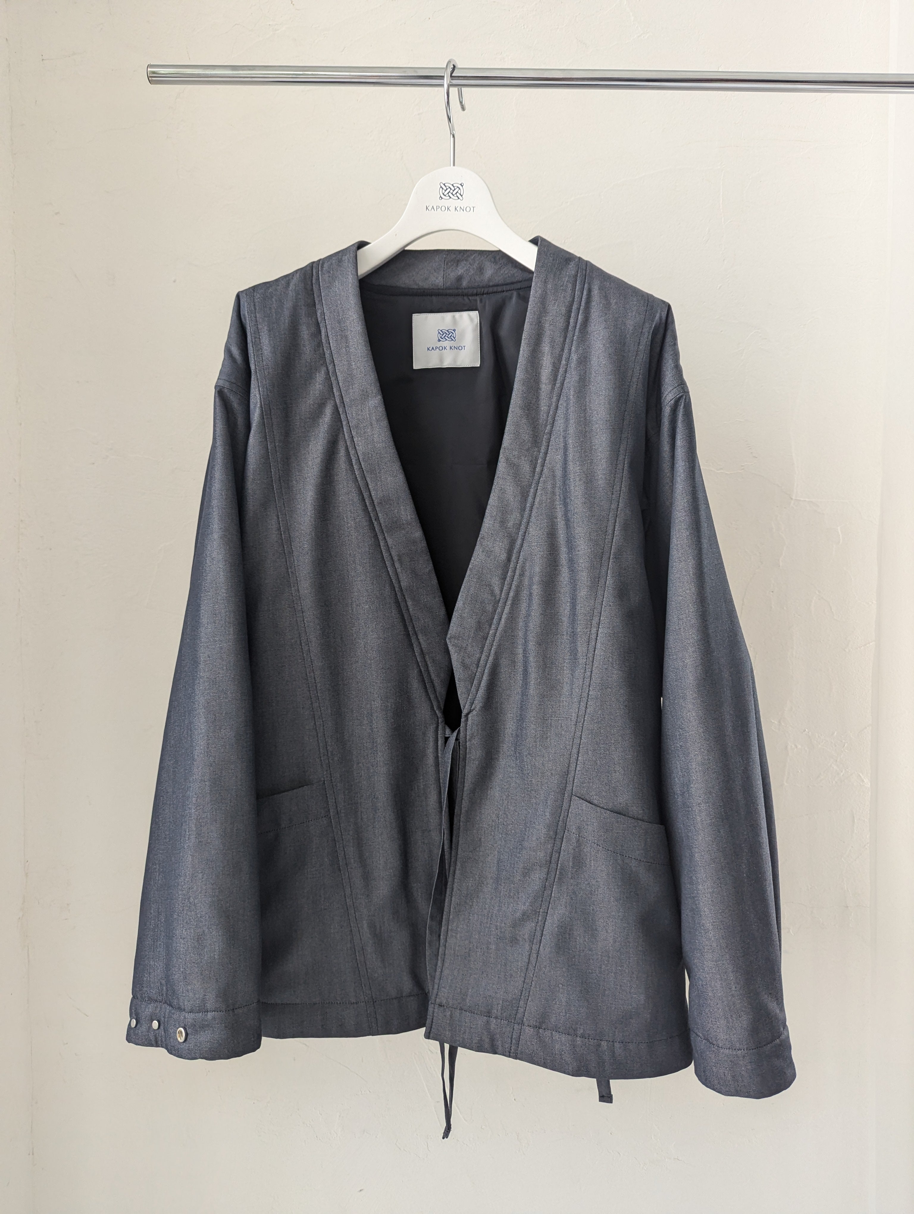 Collarless Trench-Women