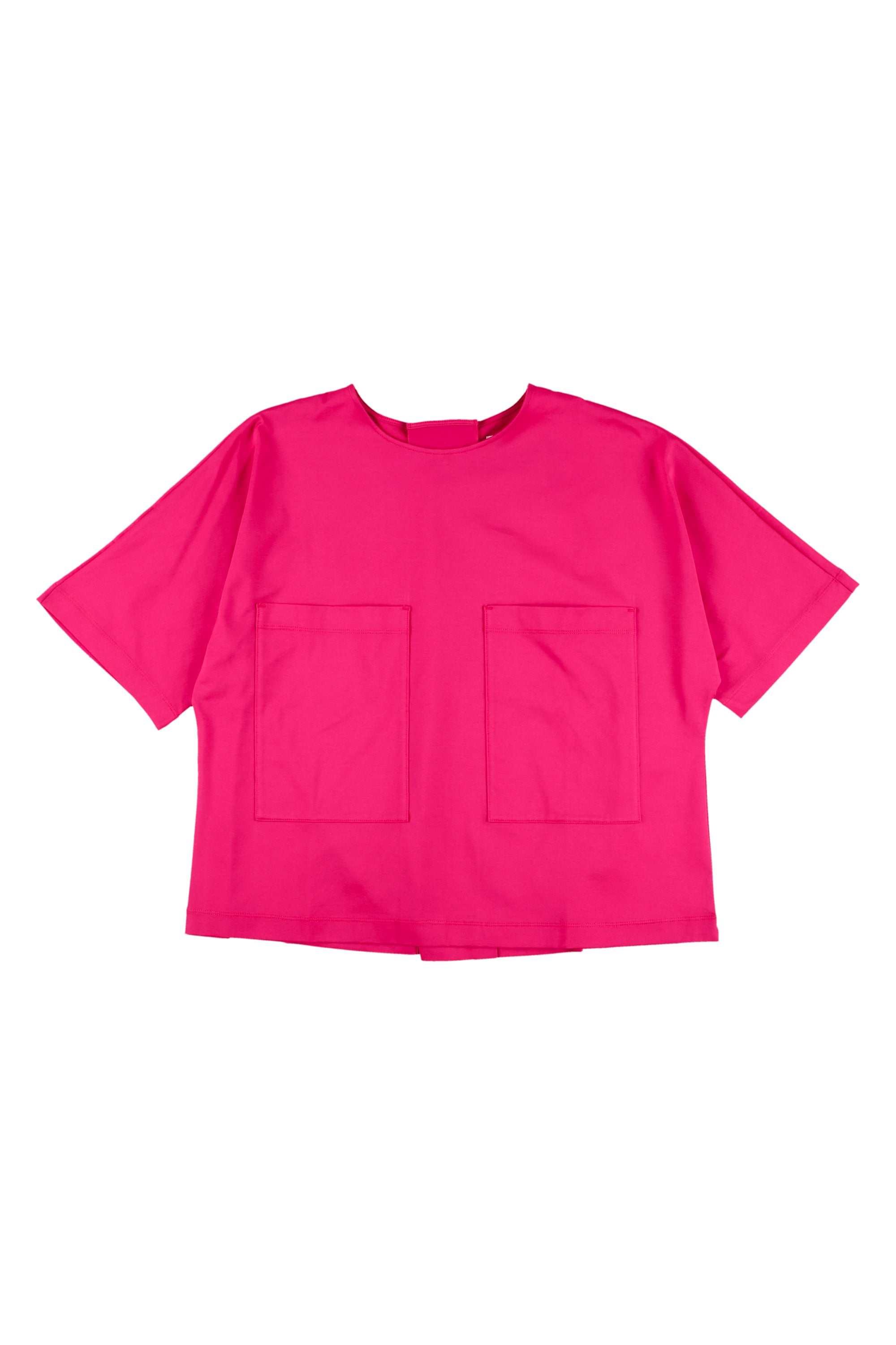 【Women】ギザコットンポケットブラウスTシャツ