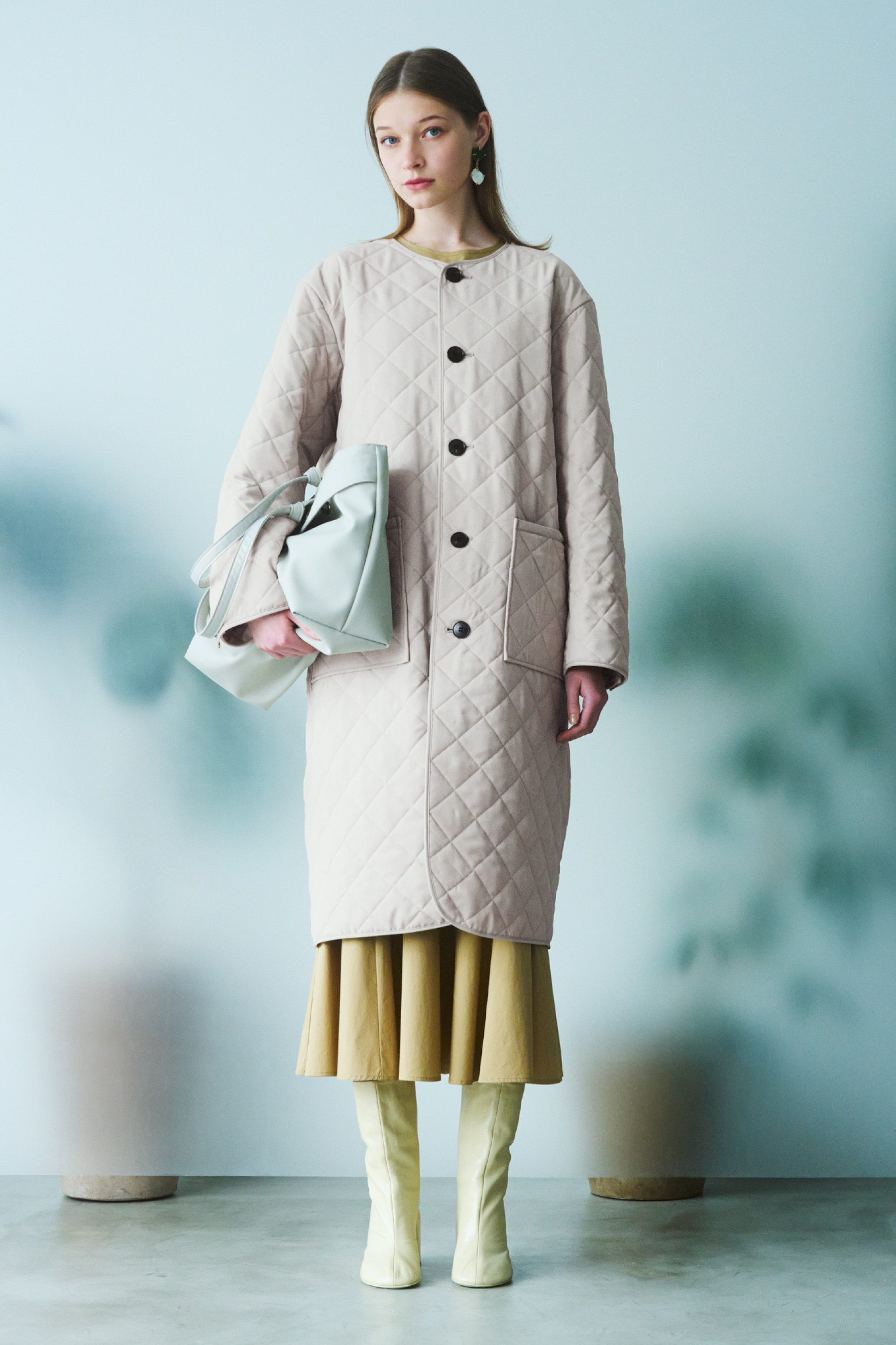 キルティングコート - Unisex -