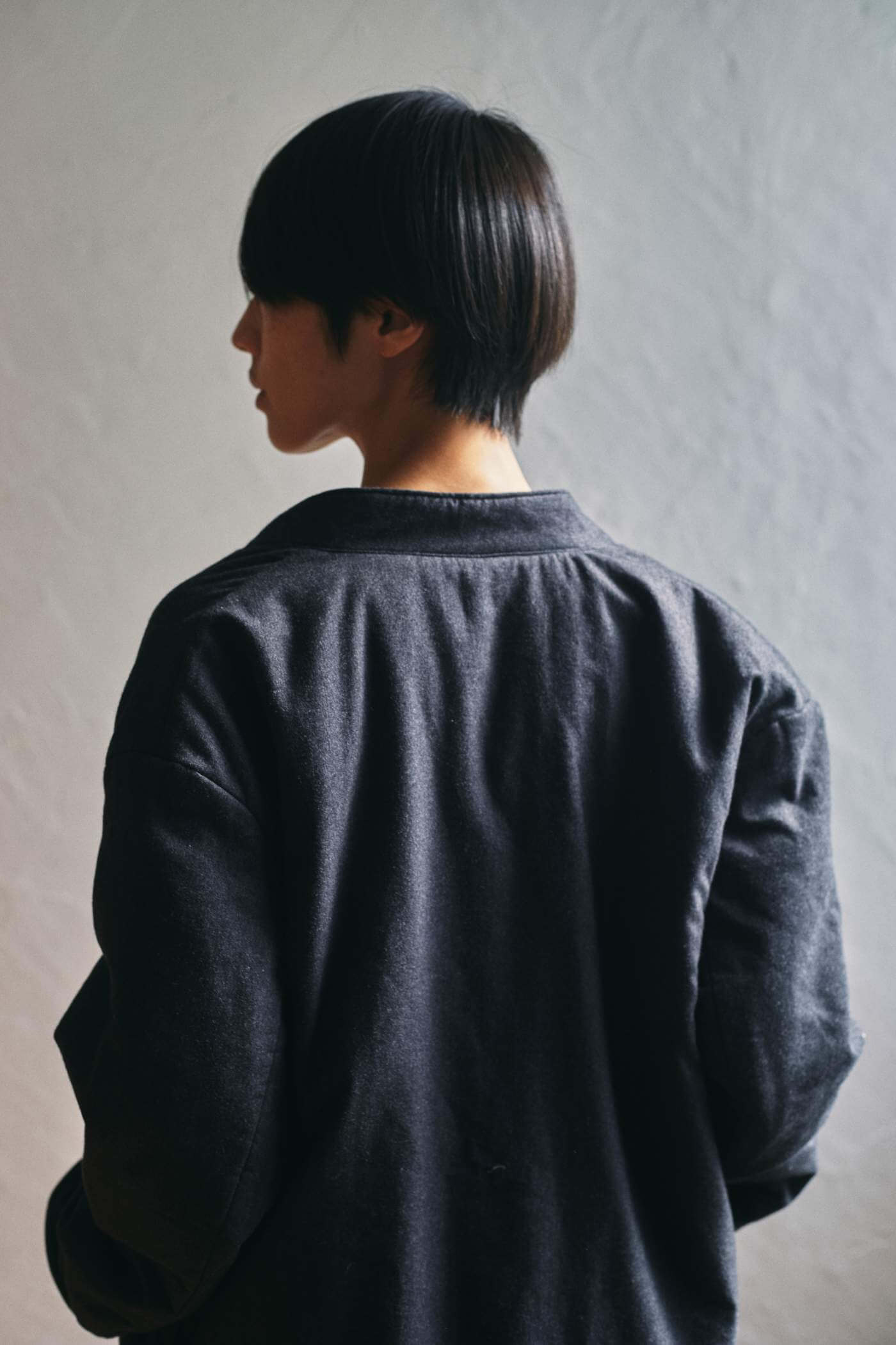 カポックダウン羽織りジャケット-Unisex