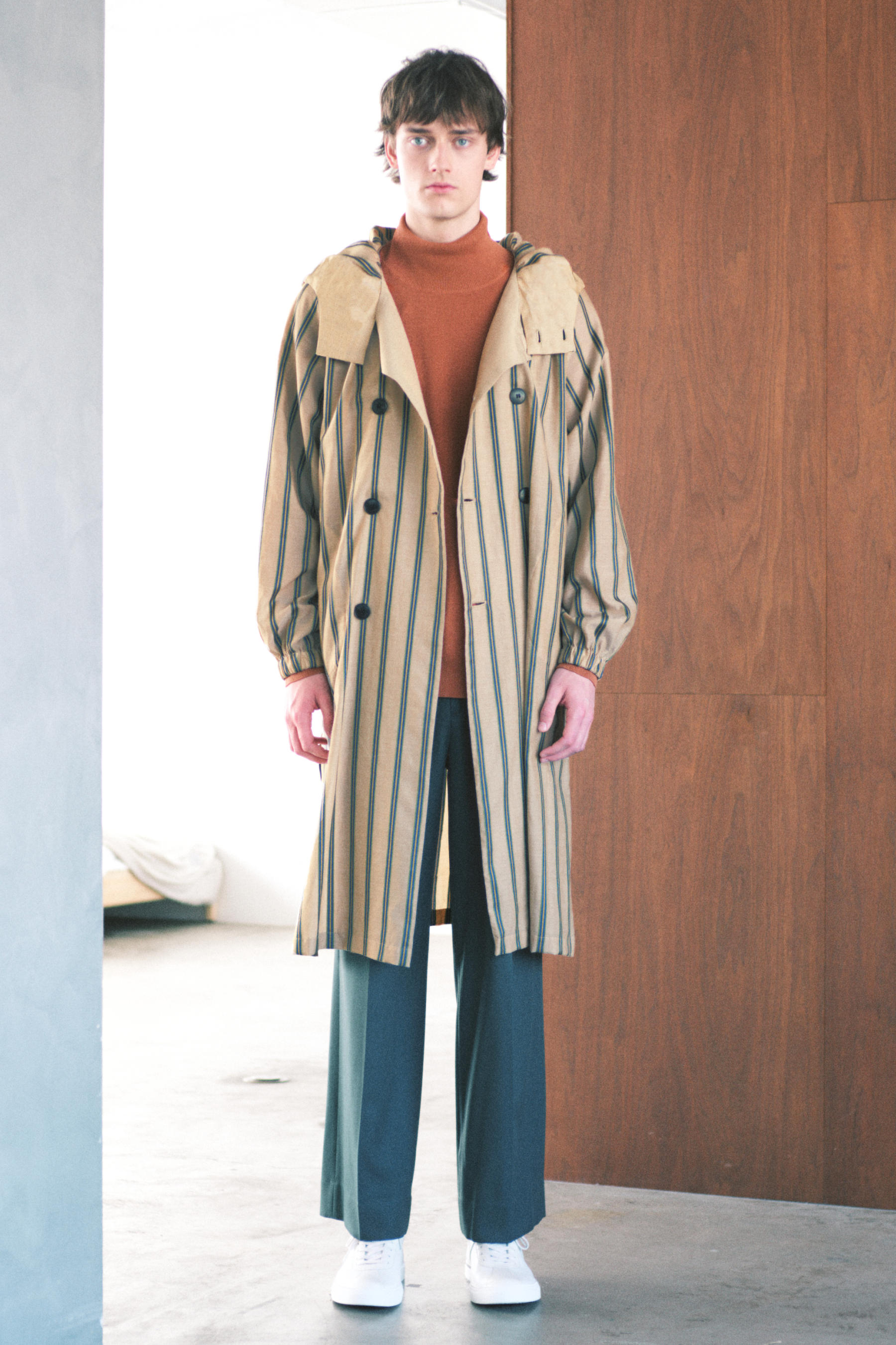 J.CREW クロップド トレンチコート US6 ストライプカフス VOGUE 撥水ツイル トレンチコート / J.PRESS LADIES S | ファッション