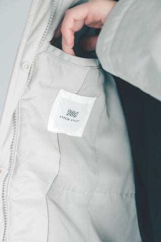 Waist Mark Parka Coat-Women