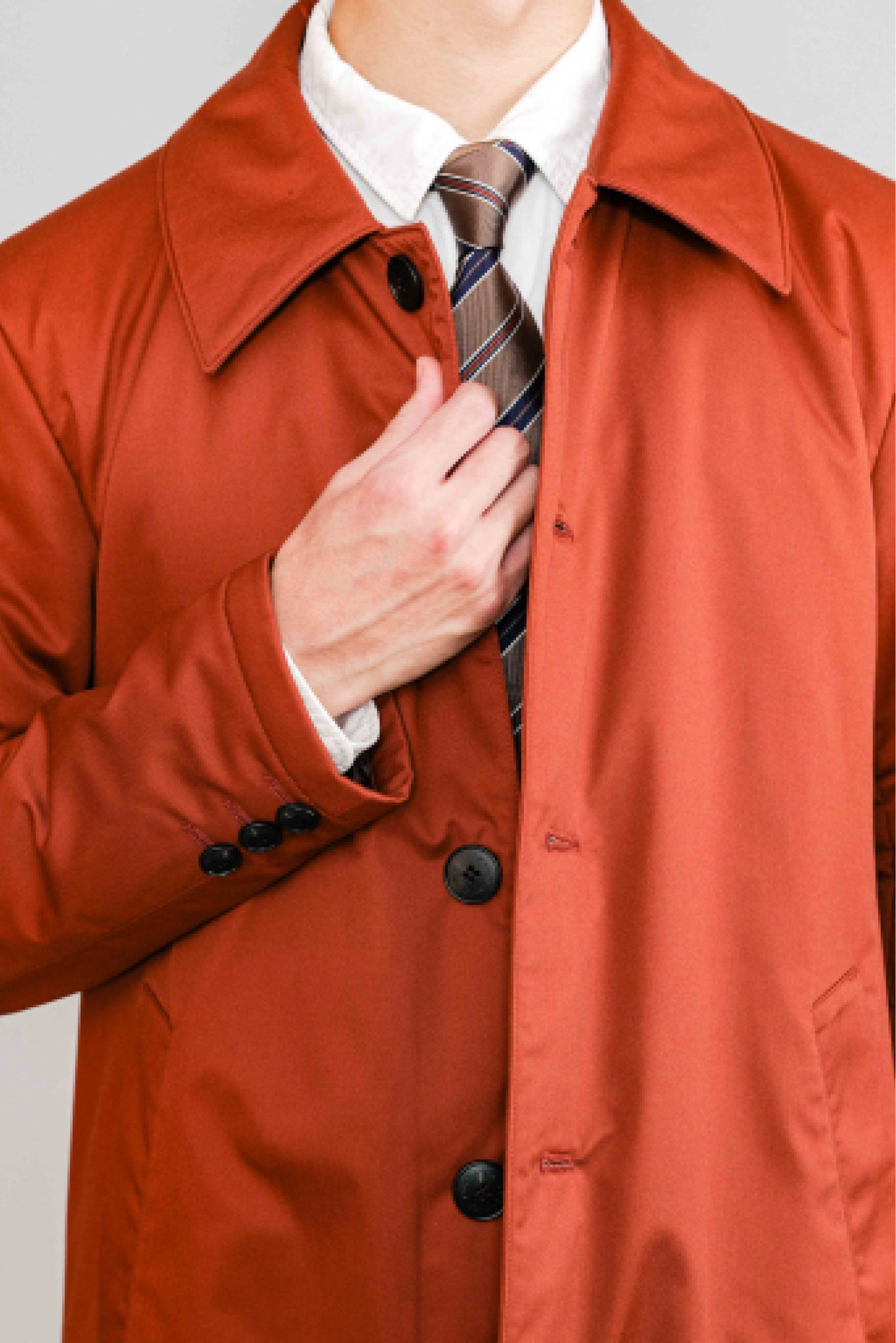 ステンカラーコート-Men/Women