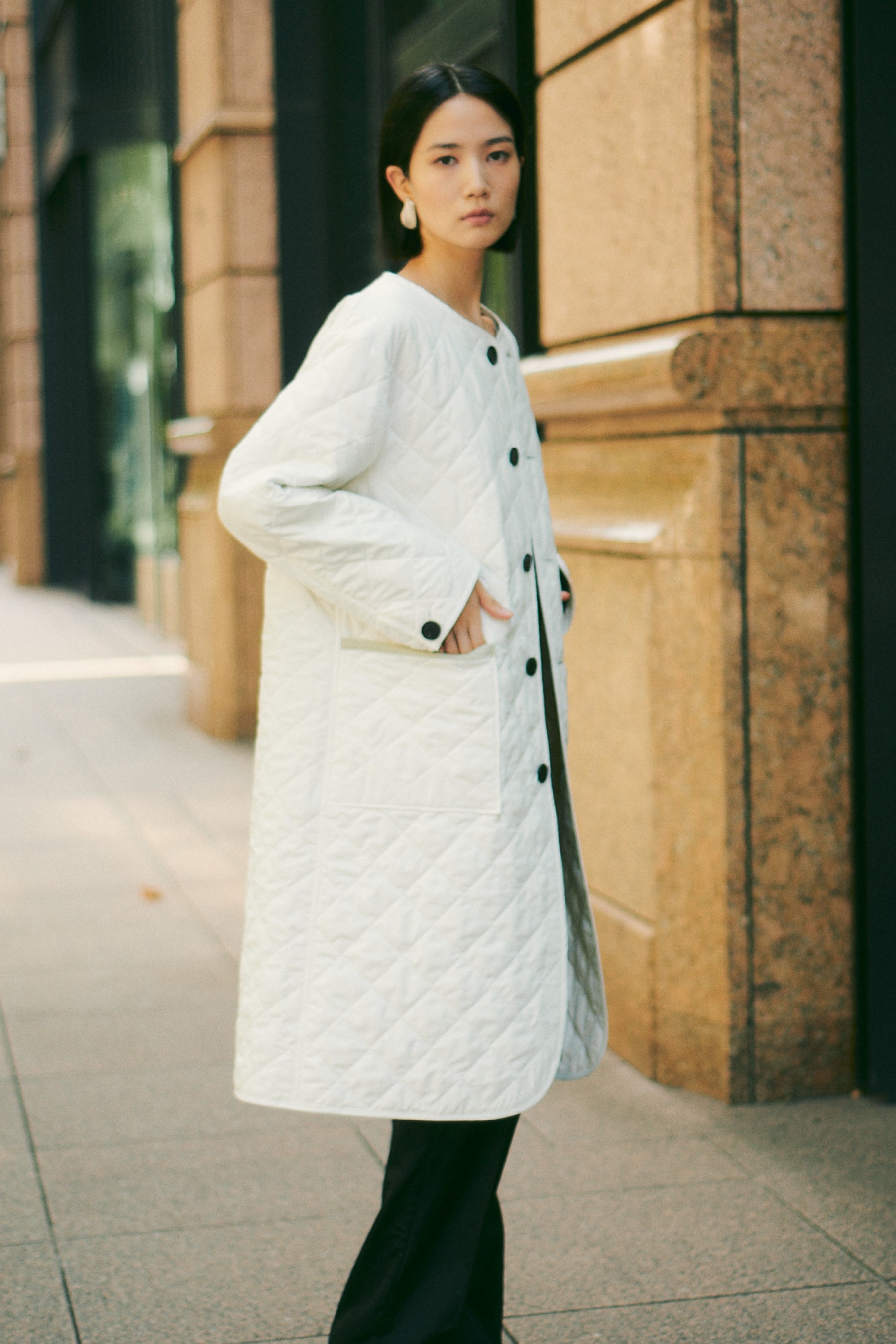 Quilted coat-Unisex