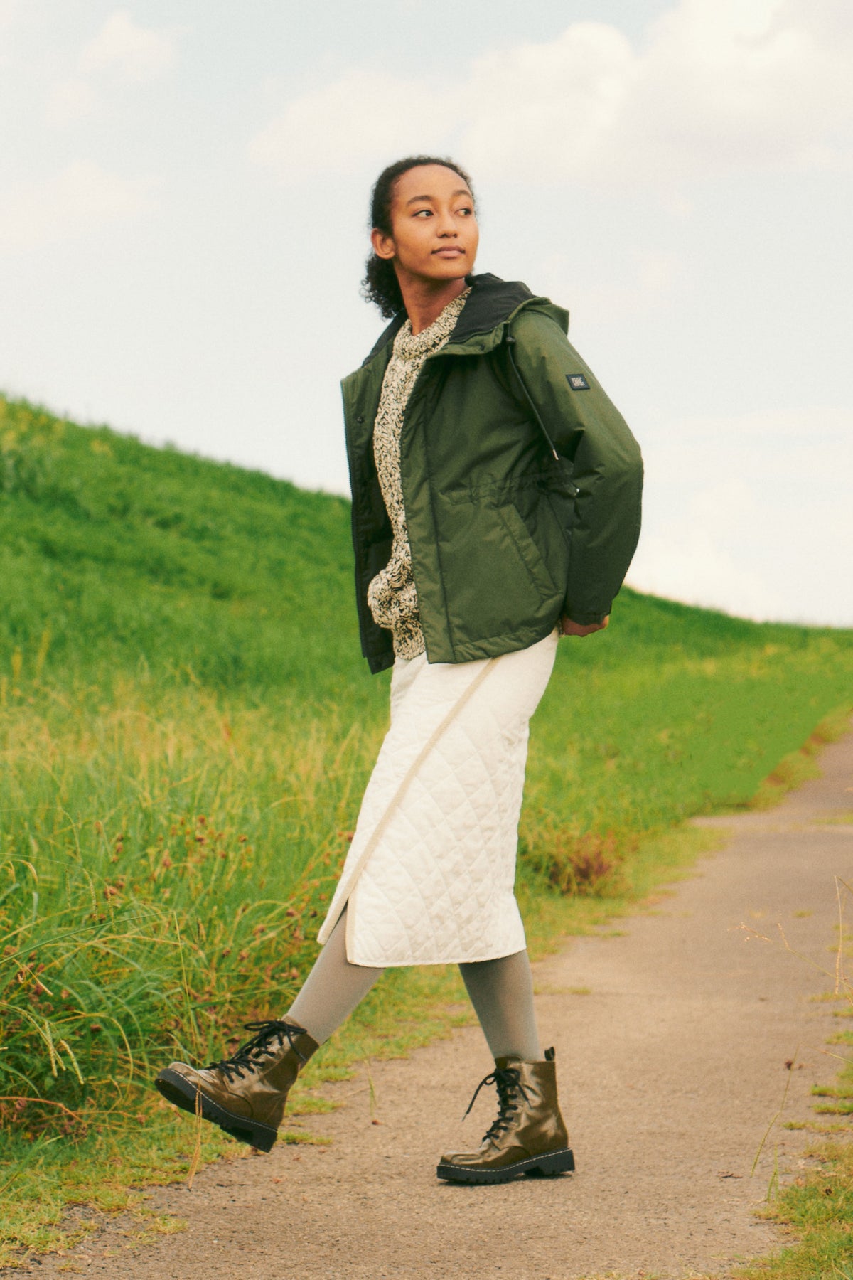 Quilted Skirt-Women