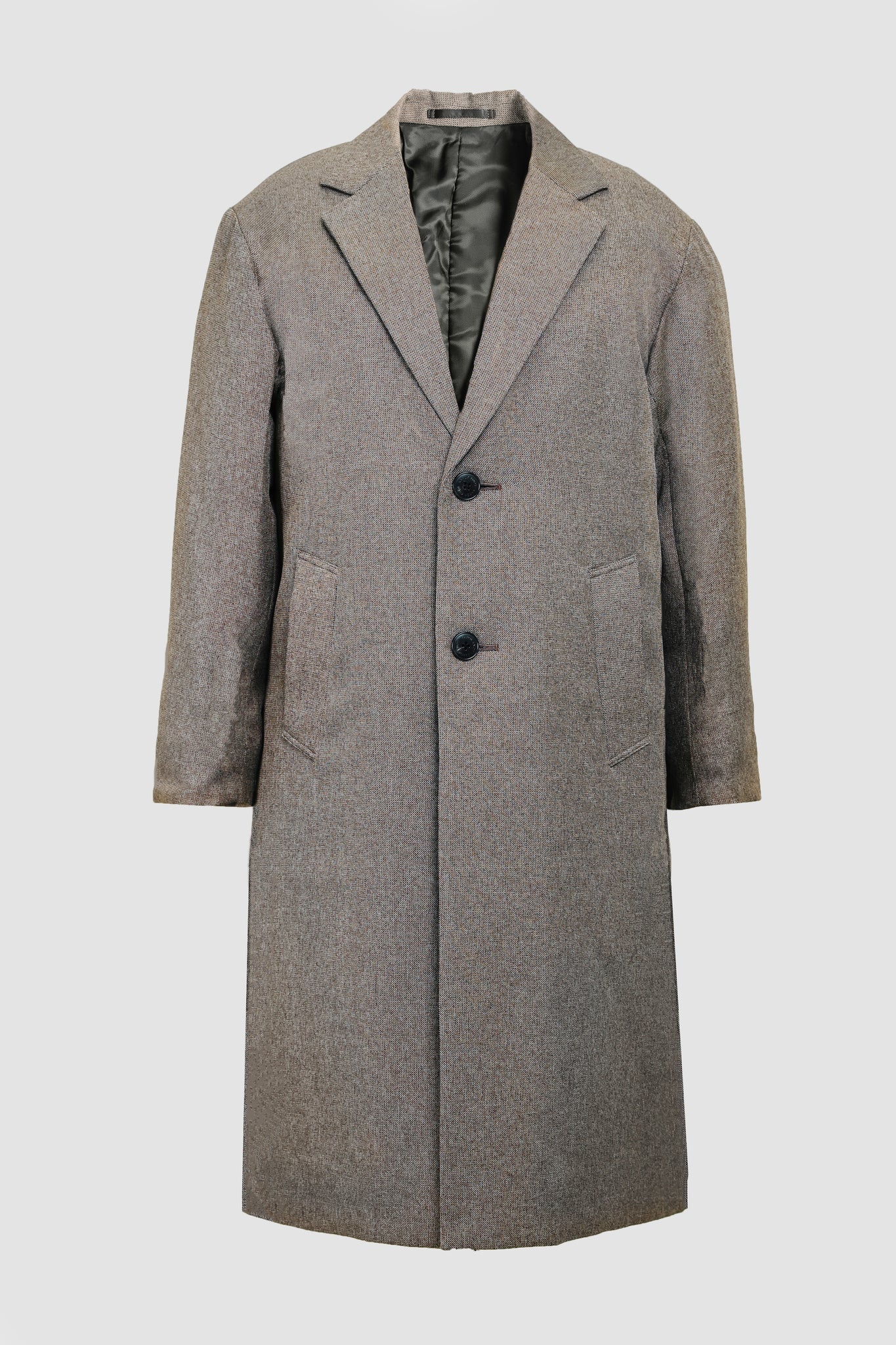 KAPOK KNOT チェスターコート　グレー　メンズ チェスターコート-Unisex