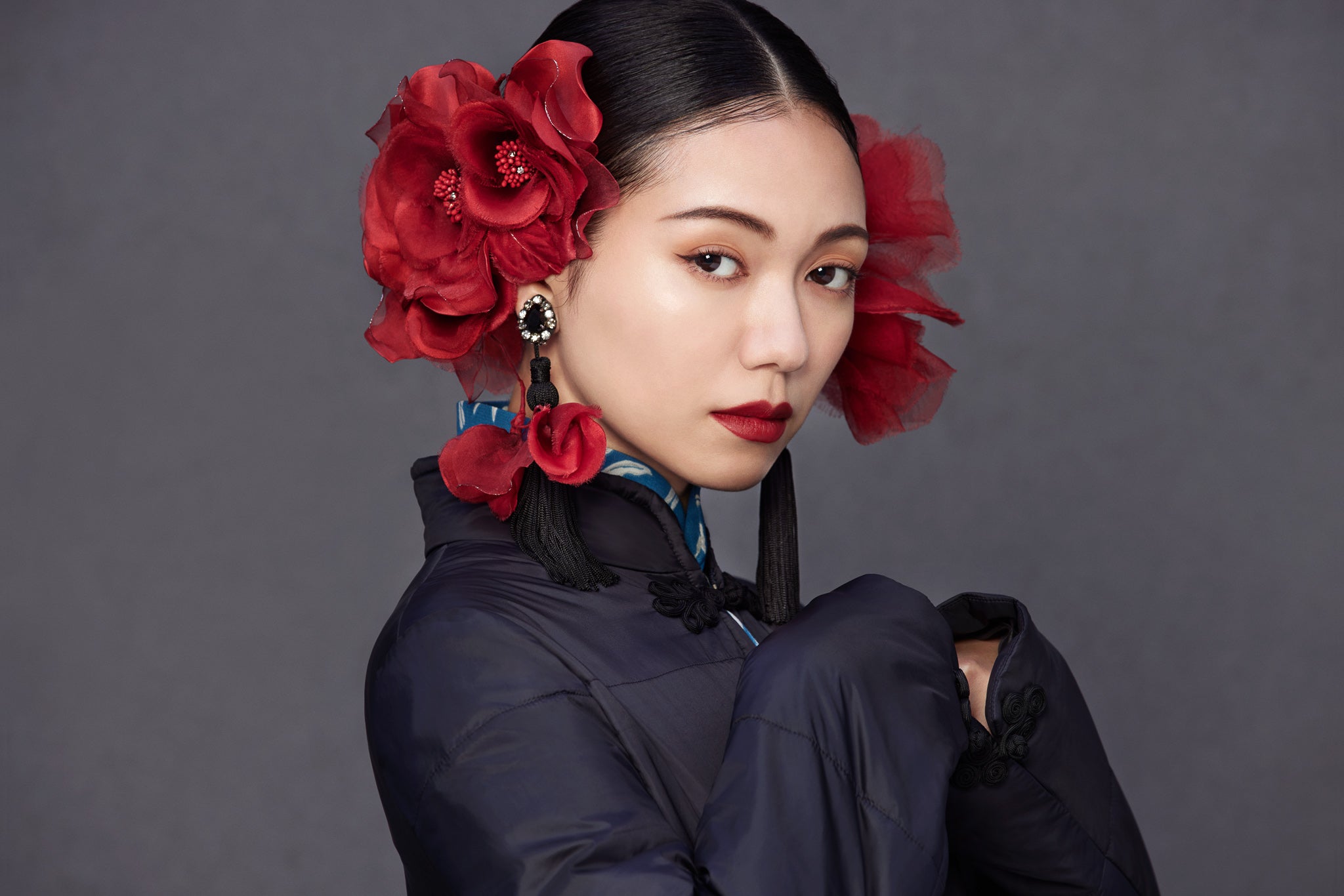 NOIDフェイクファーノーカラーガウン/443006-756C/ NOIDフェイクファーノーカラーガウン/443006-756C/ 楽天市場