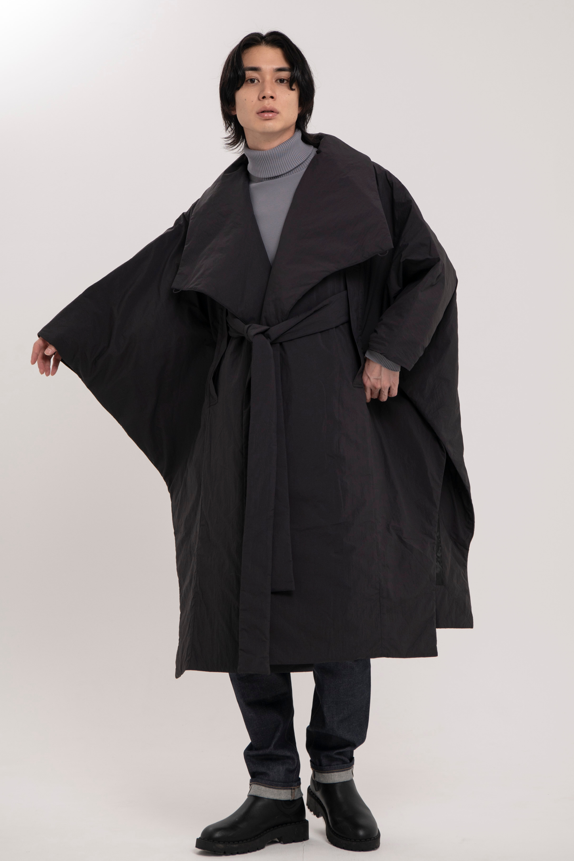 Collarless Trench-Women 