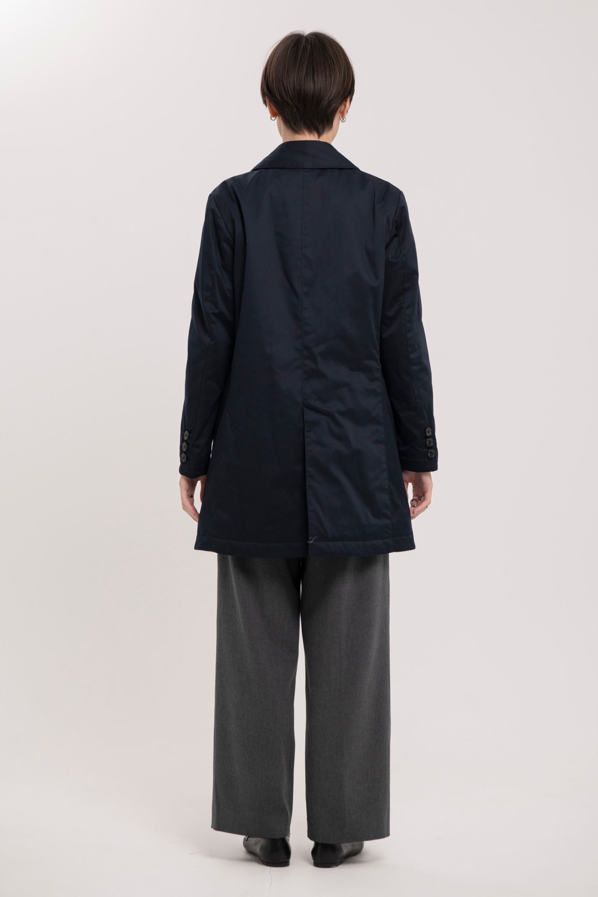 ステンカラーコート-Men/Women