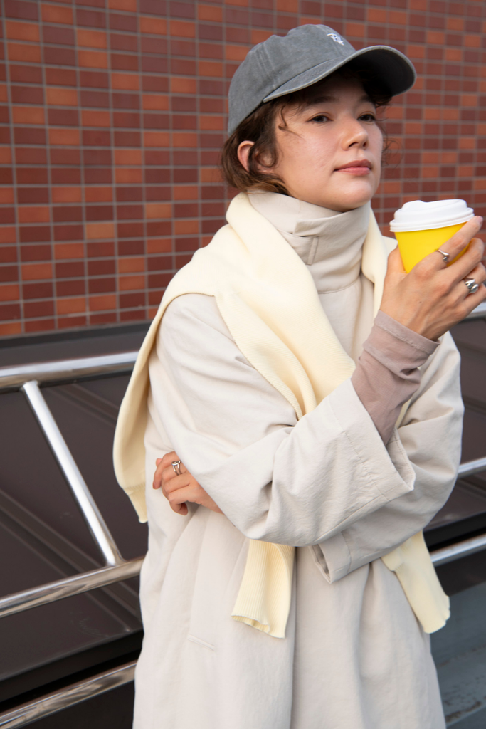 スタンドカラーコート-Unisex【25AW Collection 新色登場】